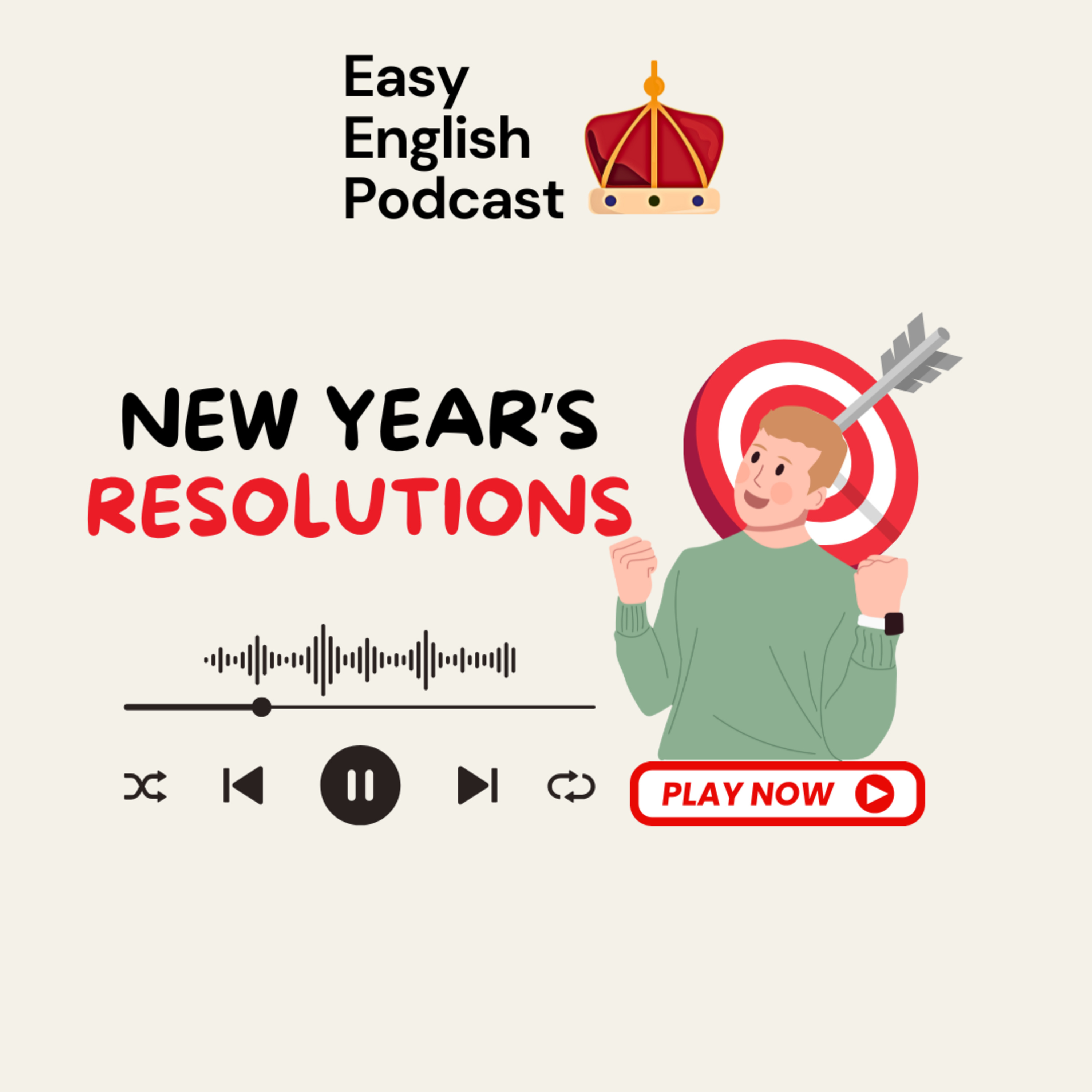 What Are Your New Year's Resolutions? | Easy English Podcast episode artwork