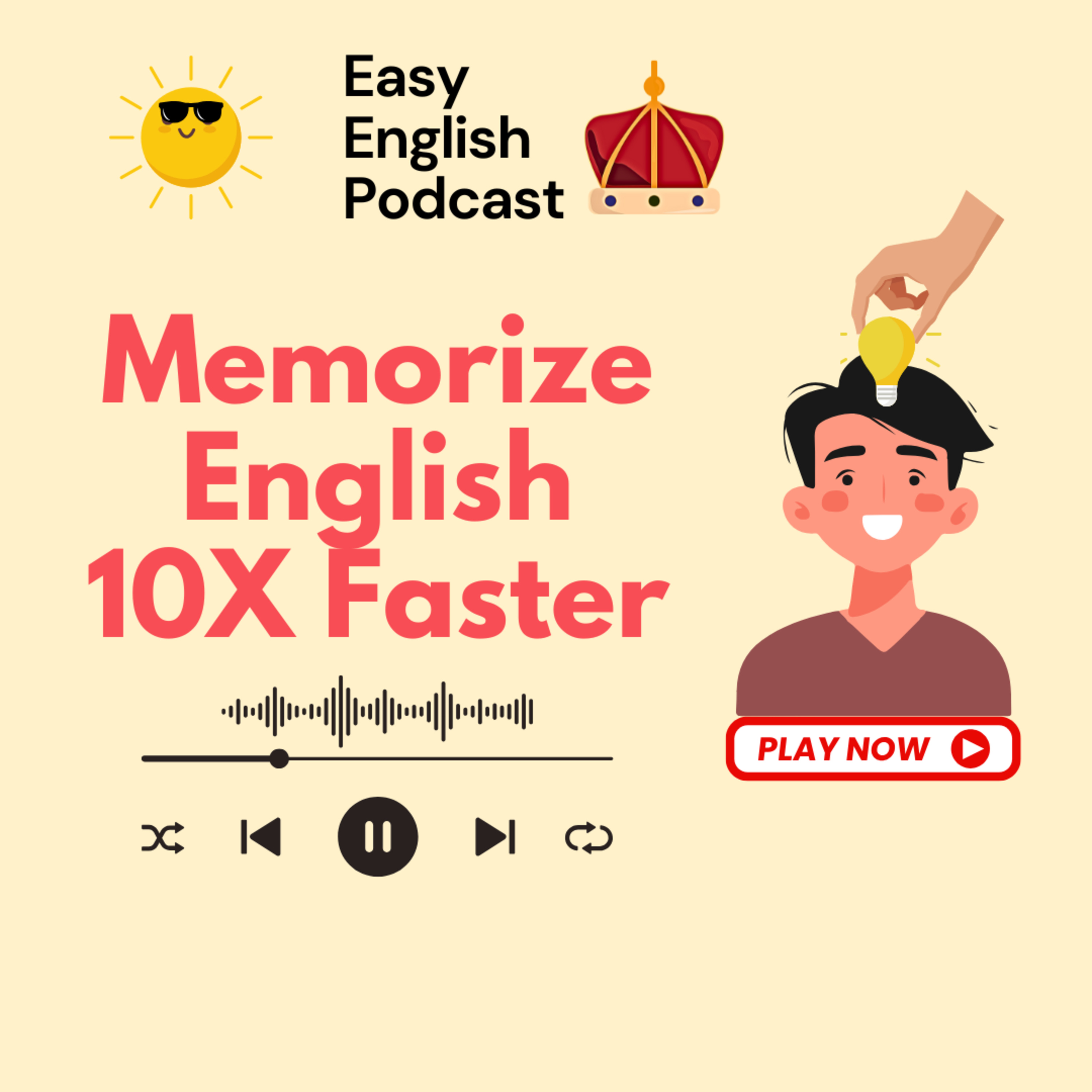 How To Memorize English Better | Easy English Podcast episode artwork