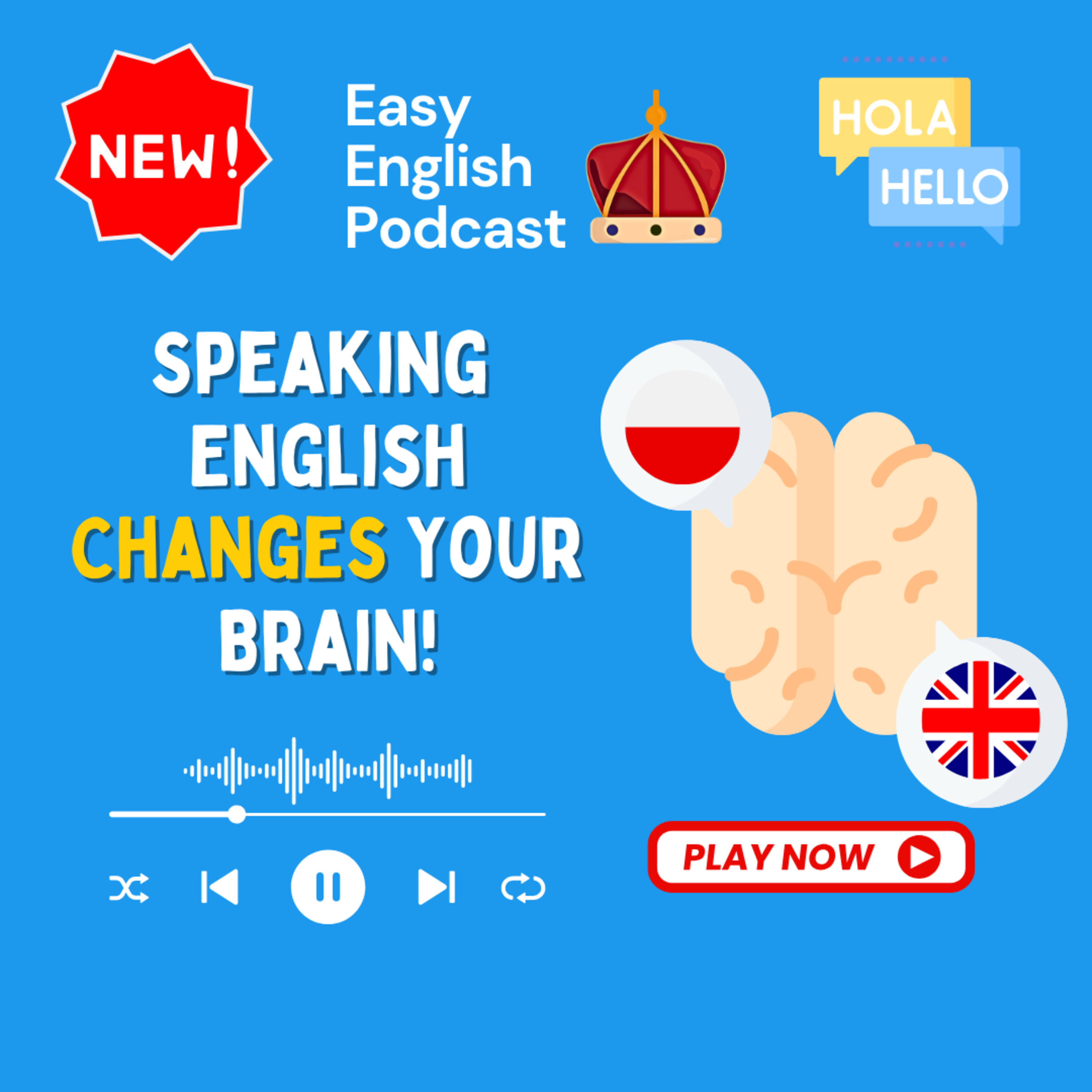 Bilingual Brains: How Speaking English Changes the Way You Think! | Easy English Podcast