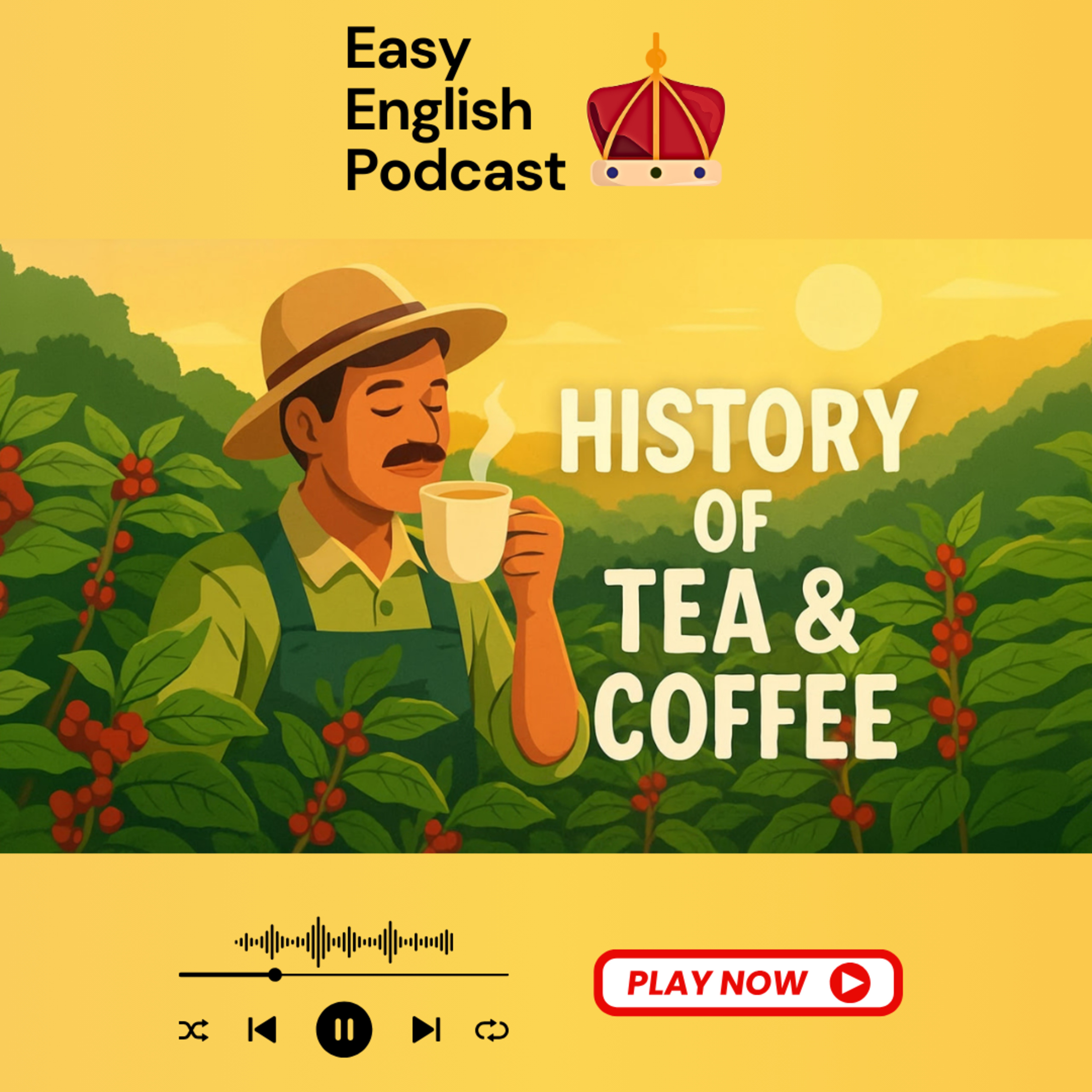 The Story of Tea & Coffee: Global Drinks | Easy English Podcast