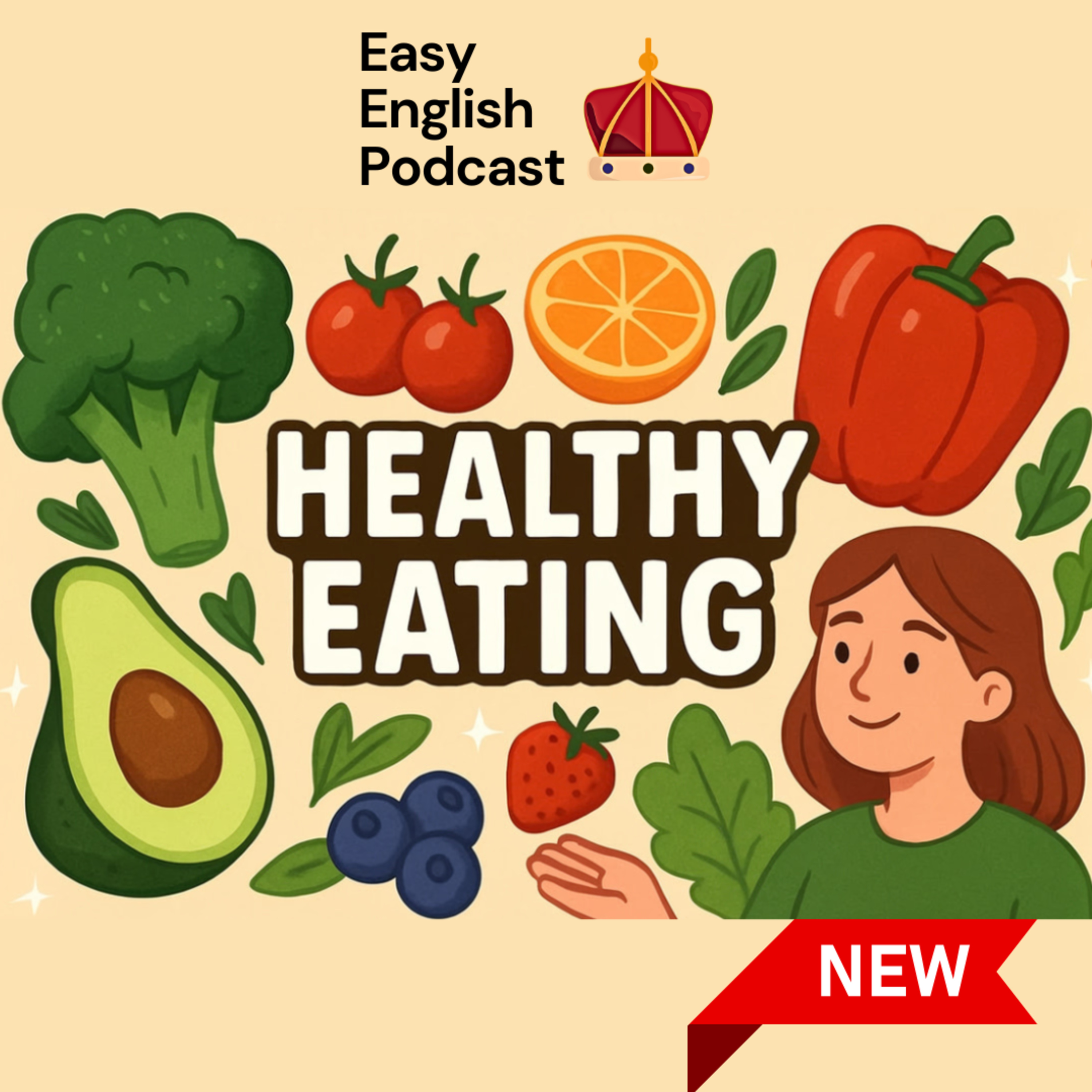 Healthy Eating in English: A Guide to Food & Balance | Easy English Podcast