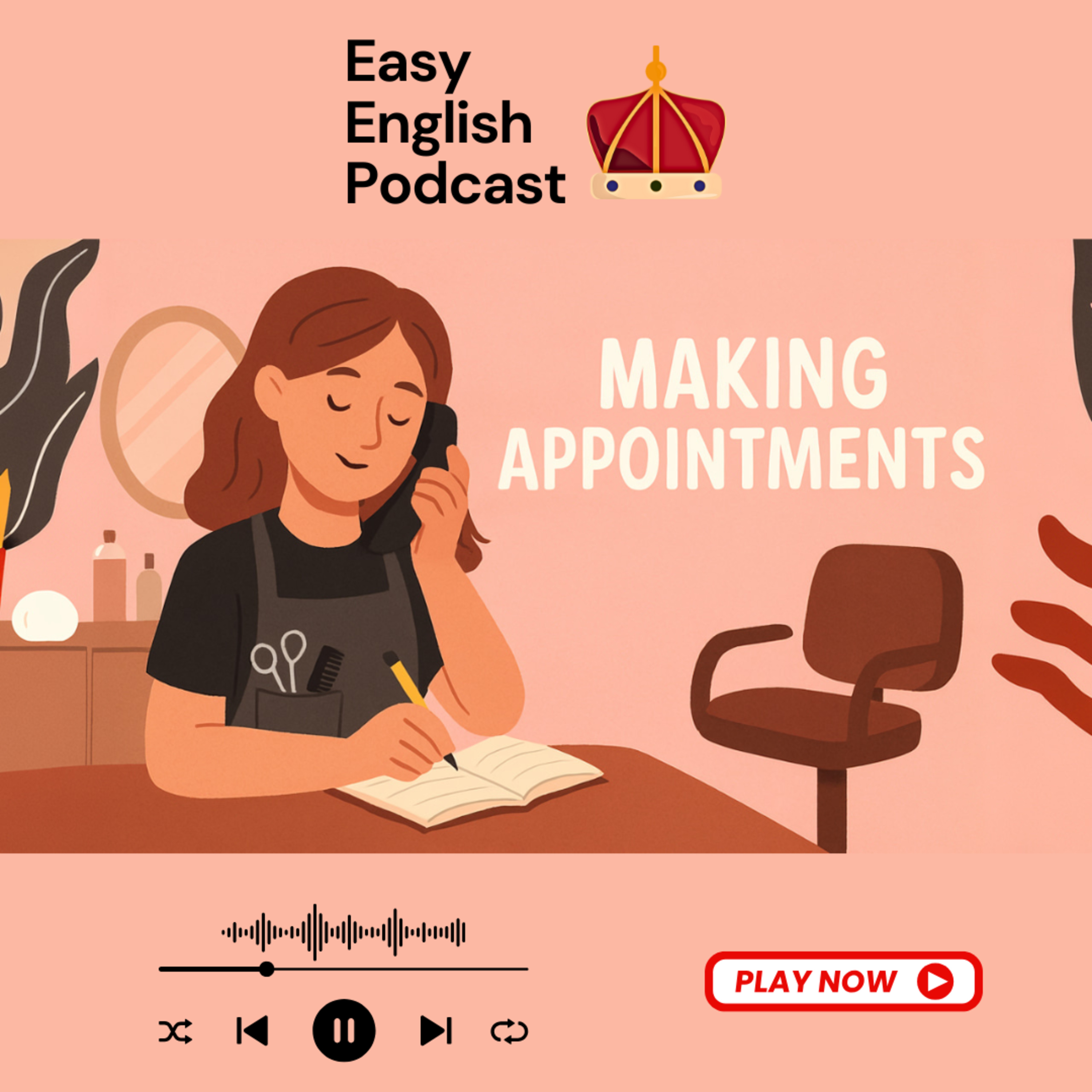 How to Make Appointments in English | English Conversation Practice | Easy English Podcast