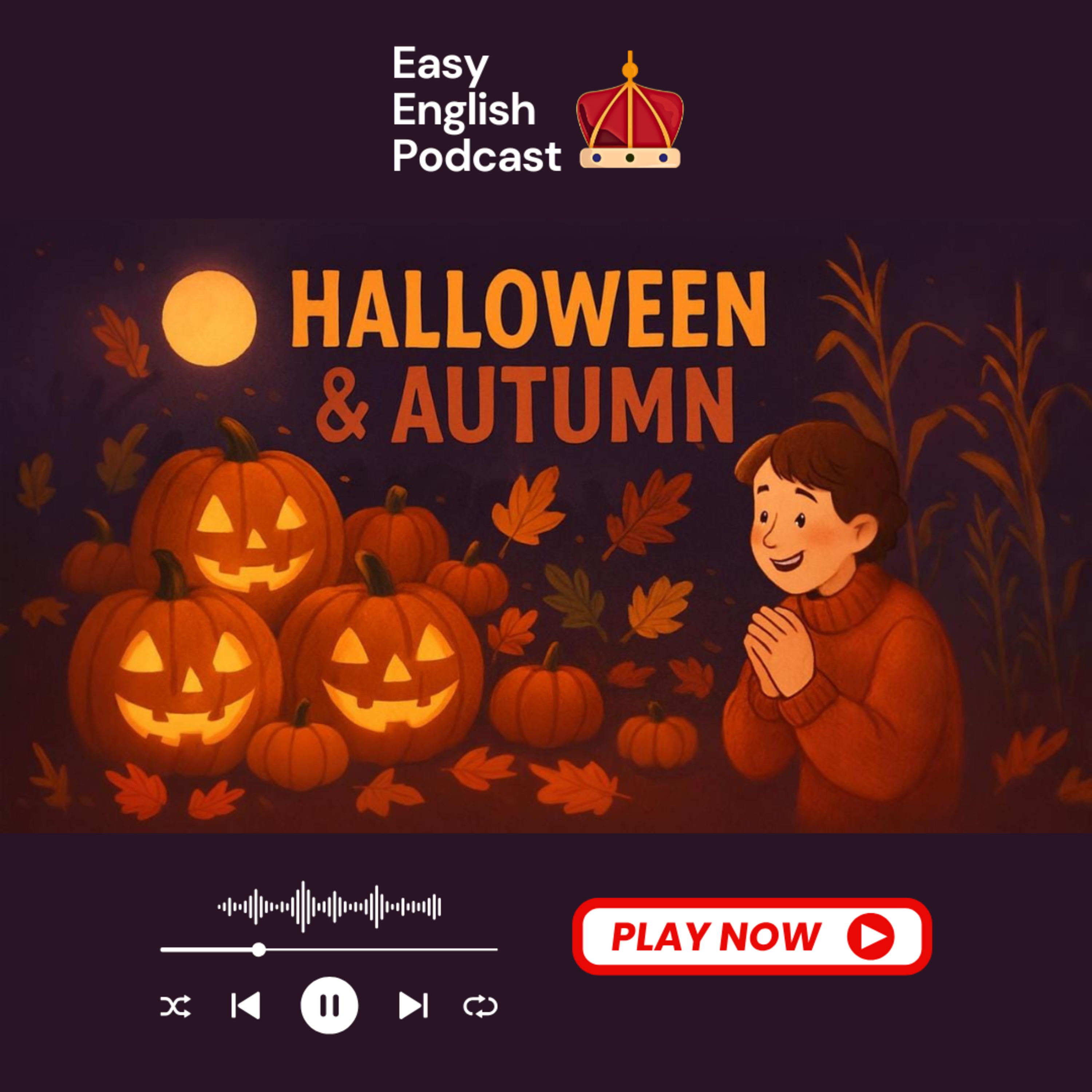 Halloween & Harvest Hype: The Vocabulary of Spooky Season! | Easy English Podcast