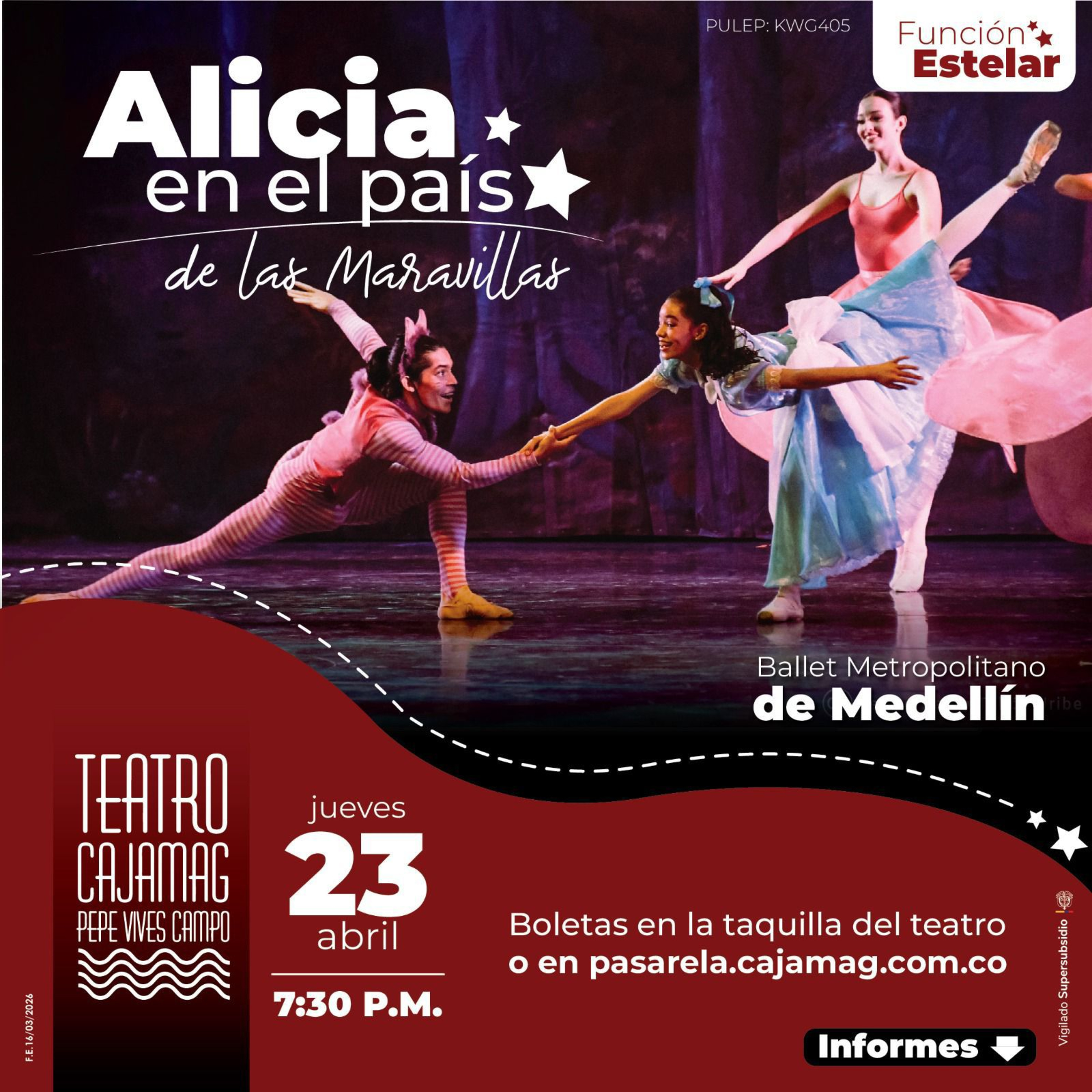 El Ballet Metropólitano de medellín en el Teatro Cajamagcon "Alicia en el País de las Maravillas episode artwork