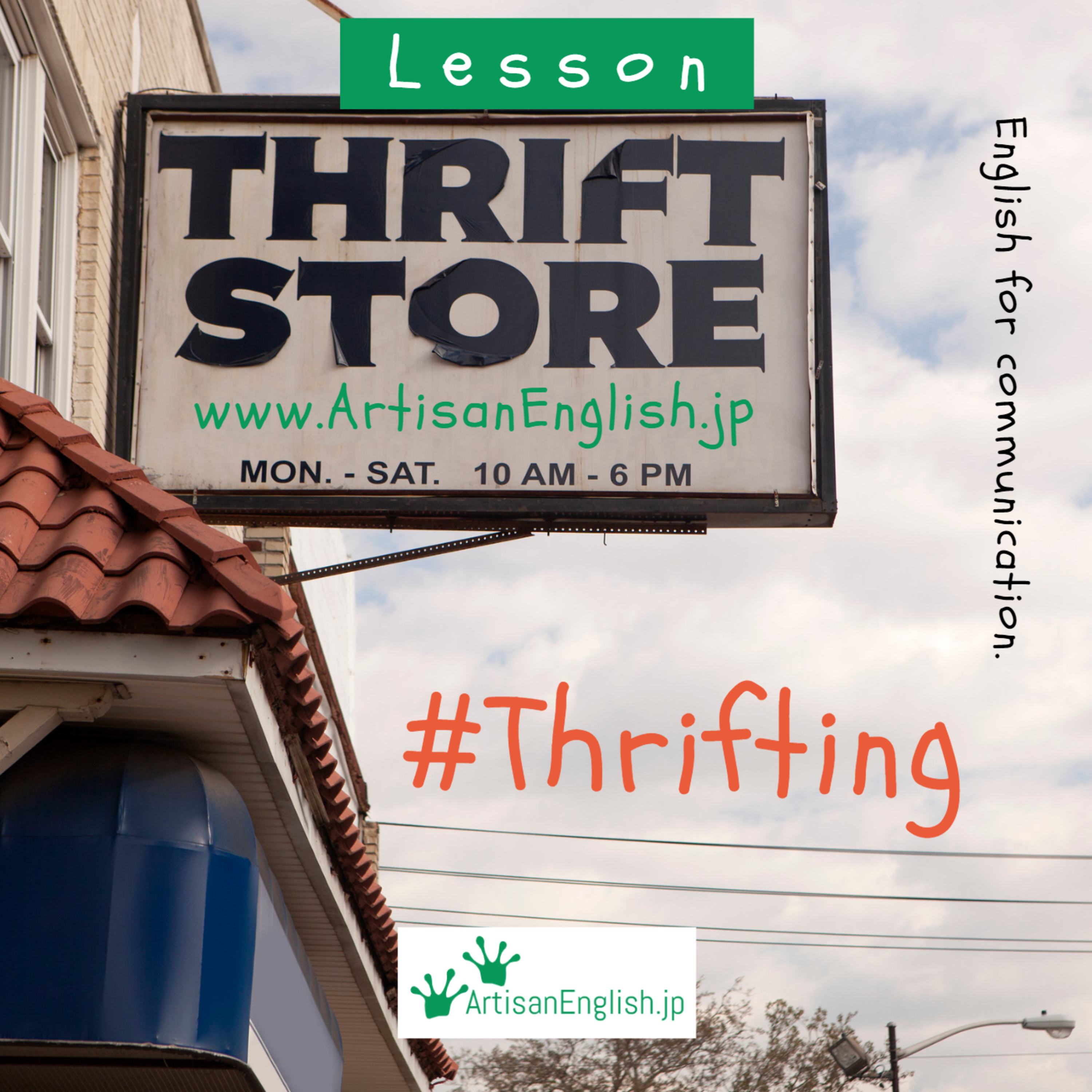 Lesson: #Thrifting episode artwork