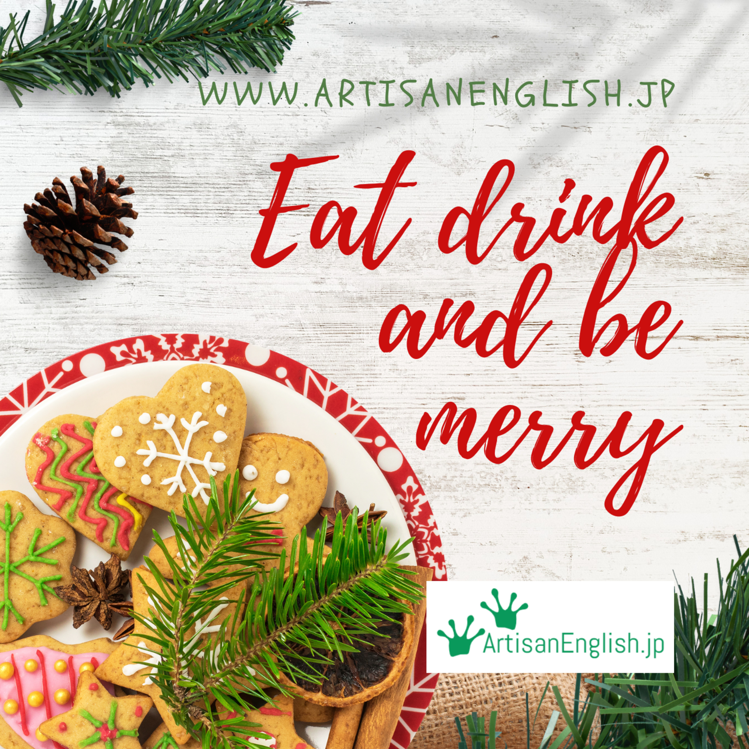 Eat, Drink and be Merry - ESL Christmas Phrase episode artwork