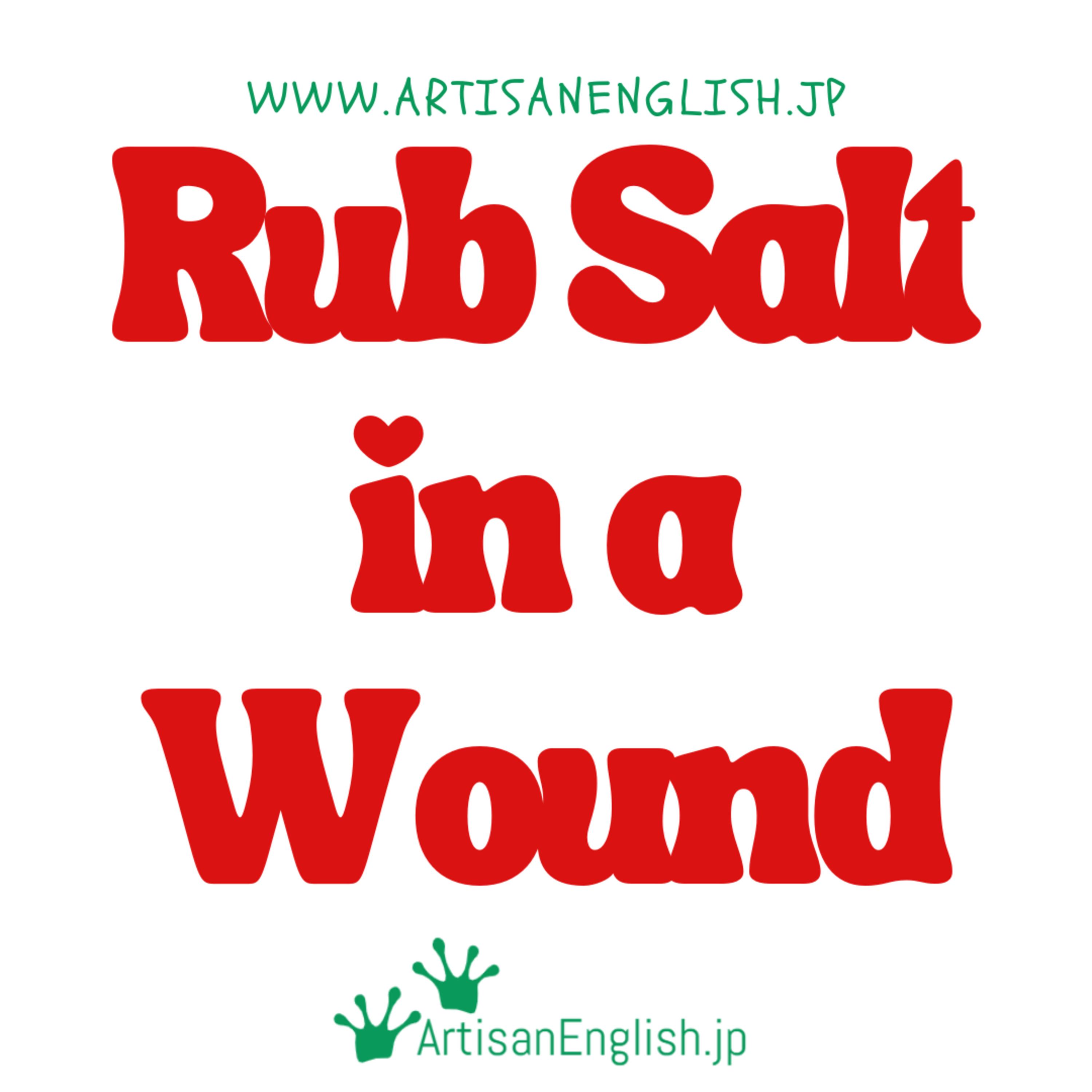 Rub Salt in a Wound - ESL Idiom episode artwork