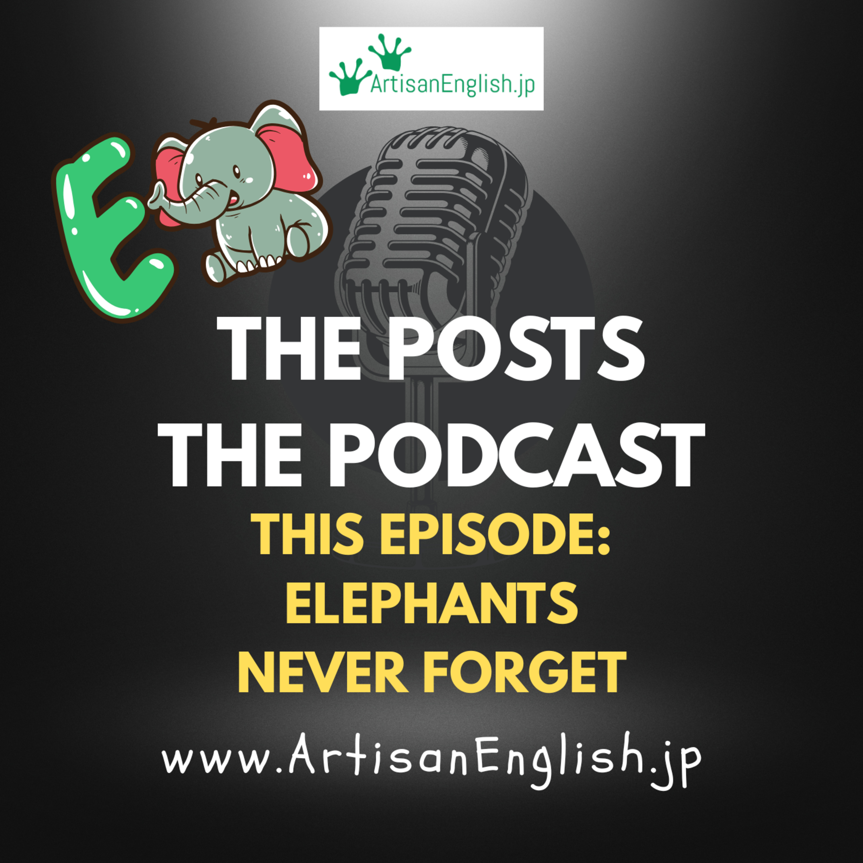 Elephants Never Forget - ArtisanEnglish ESL Idiom episode artwork