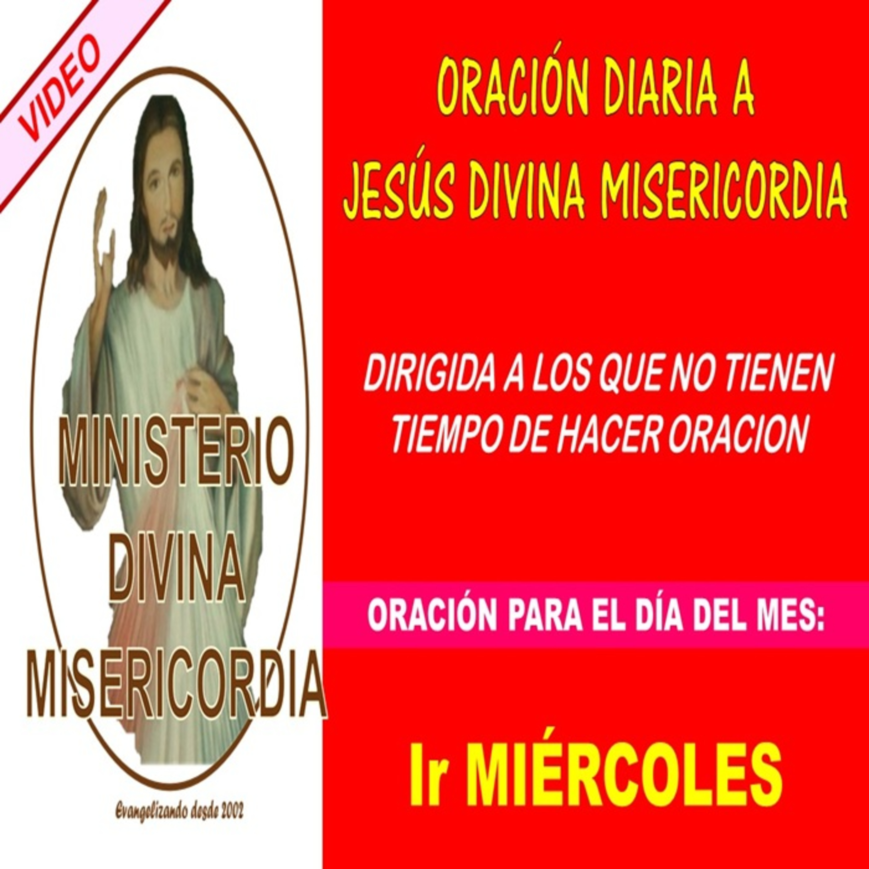1r miércoles del mes. Oración a Jesús misericordioso. MDM.  episode artwork