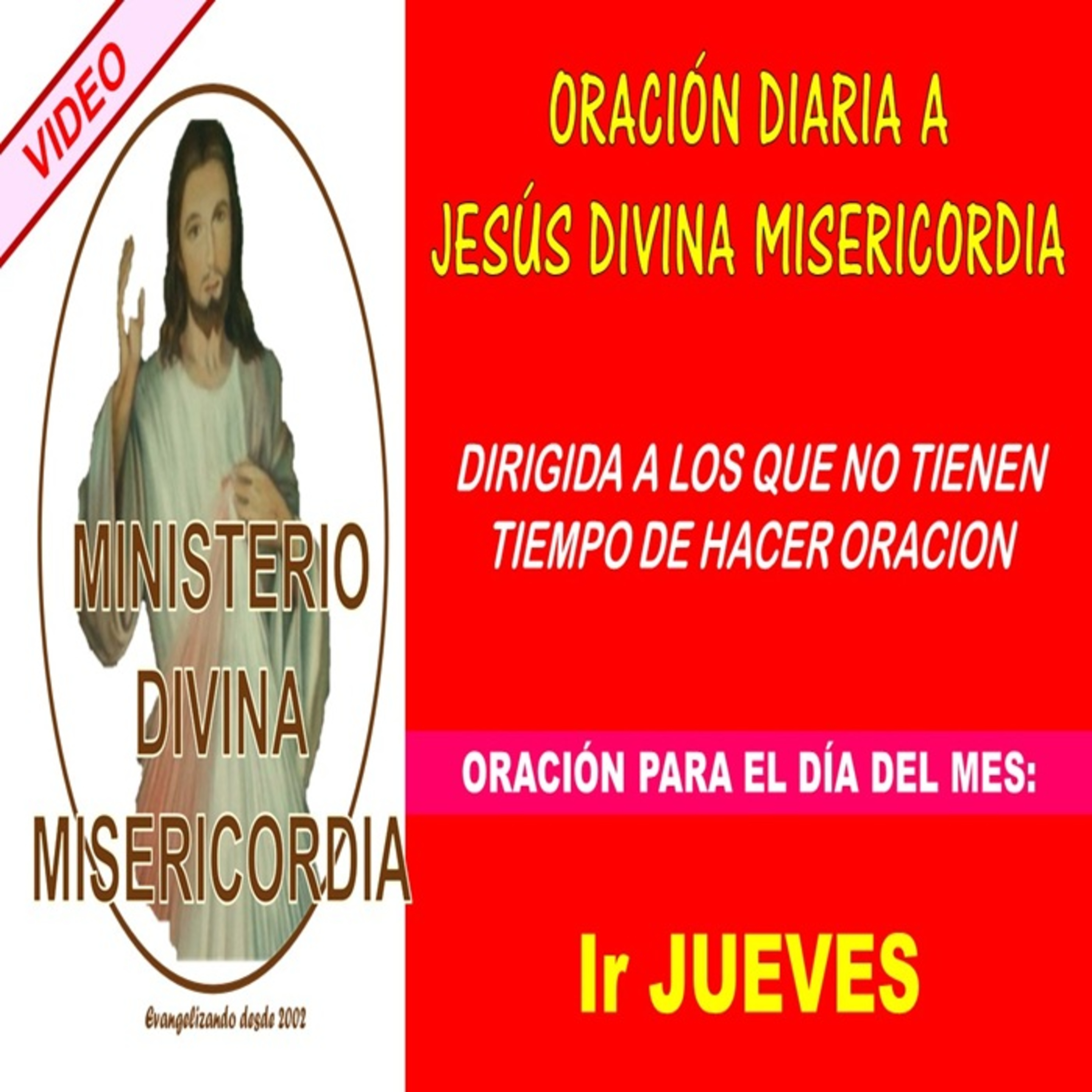 1r jueves del mes. Oración a Jesús misericordioso. MDM. episode artwork
