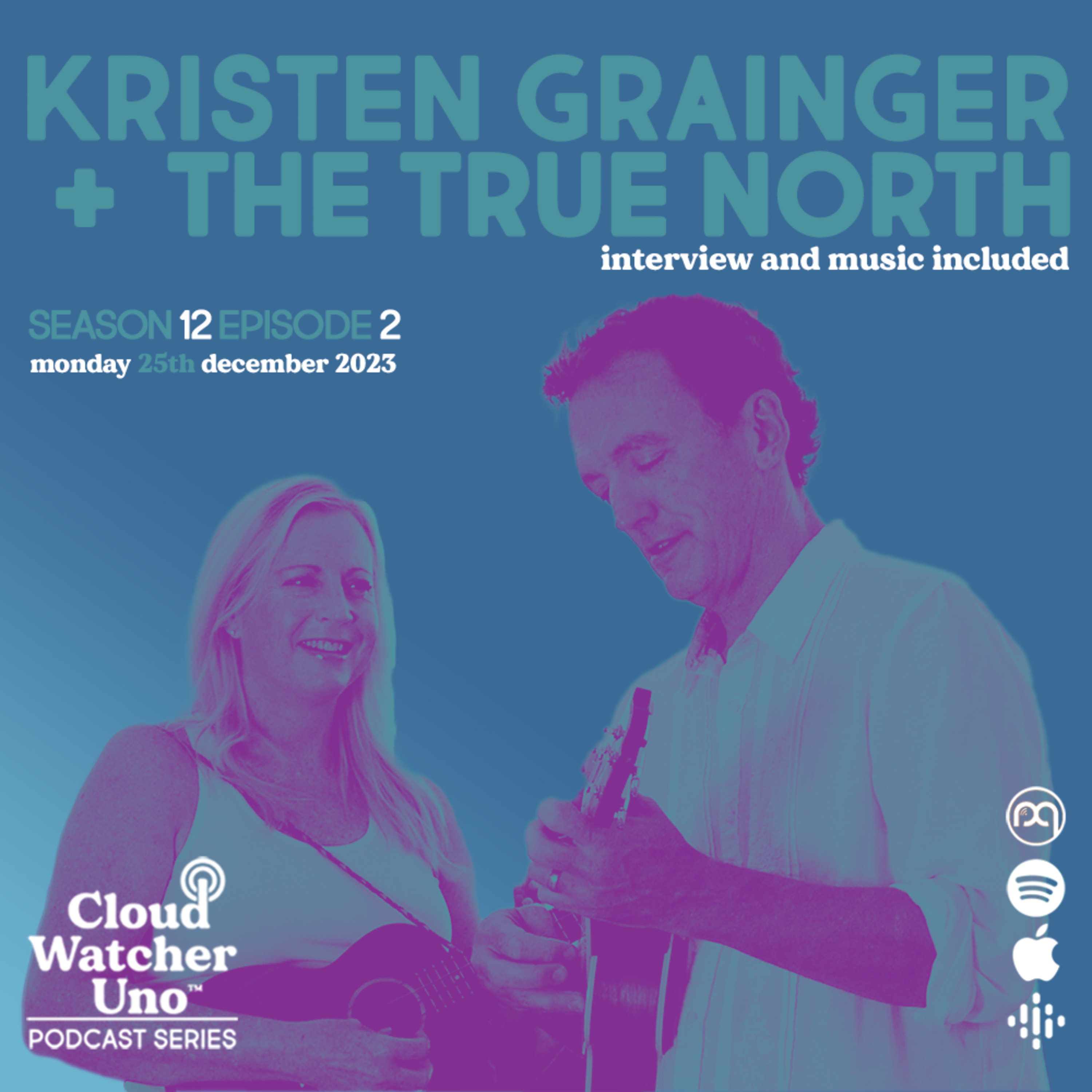CloudwatcherUno™ Podcast Season 12 ~ Ep 2 ~ Kristen Grainger and The True North episode artwork