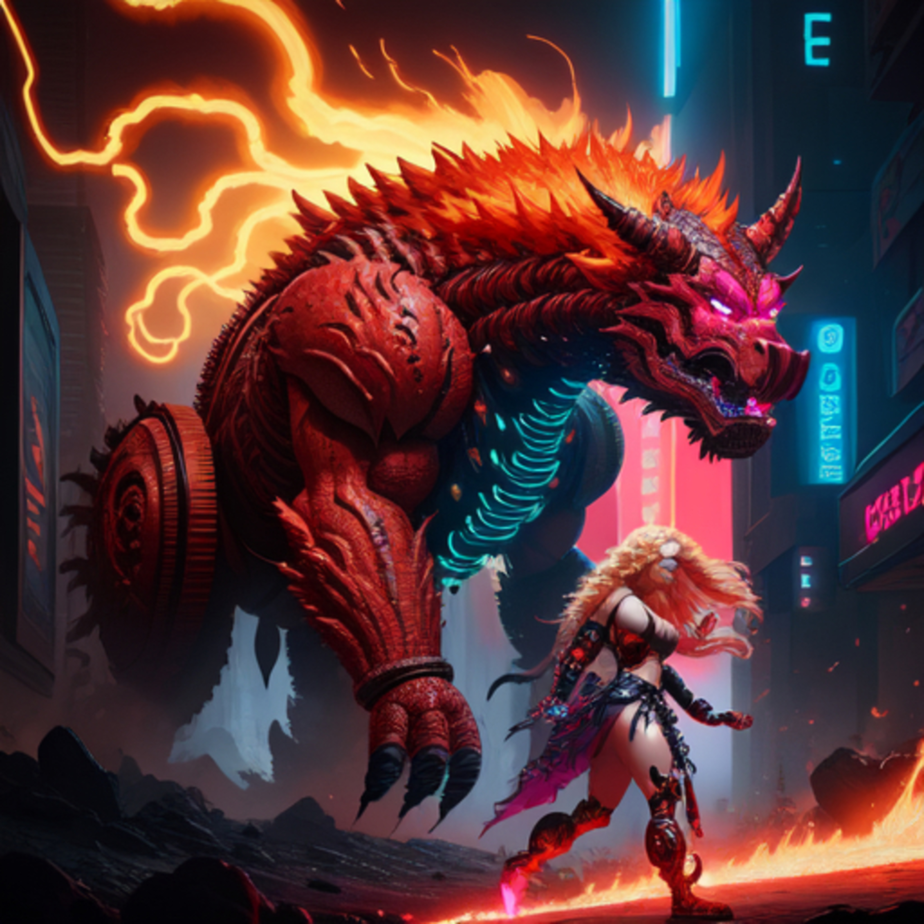 The conclusion of the Motu fan story the magma beast