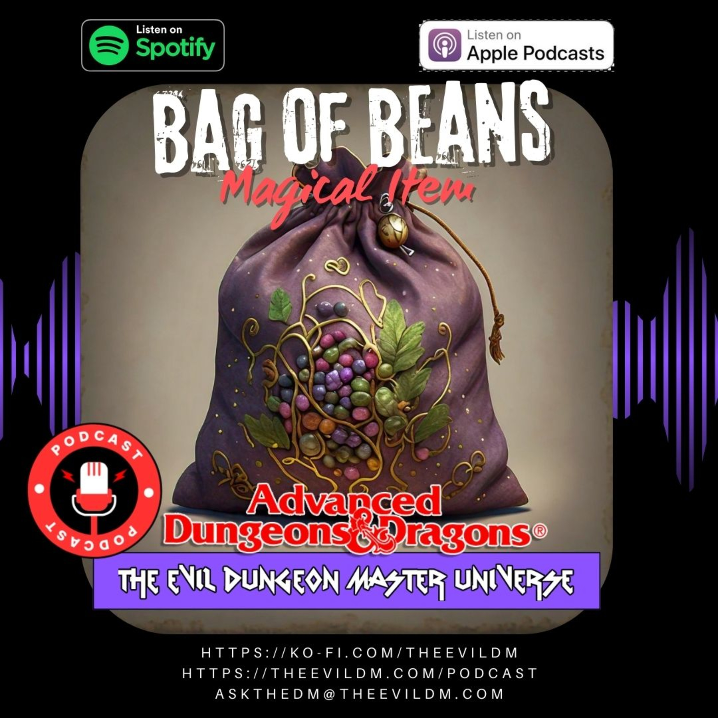 AD&D Bag of Beans, a very Chaotic and Random Magic Item!