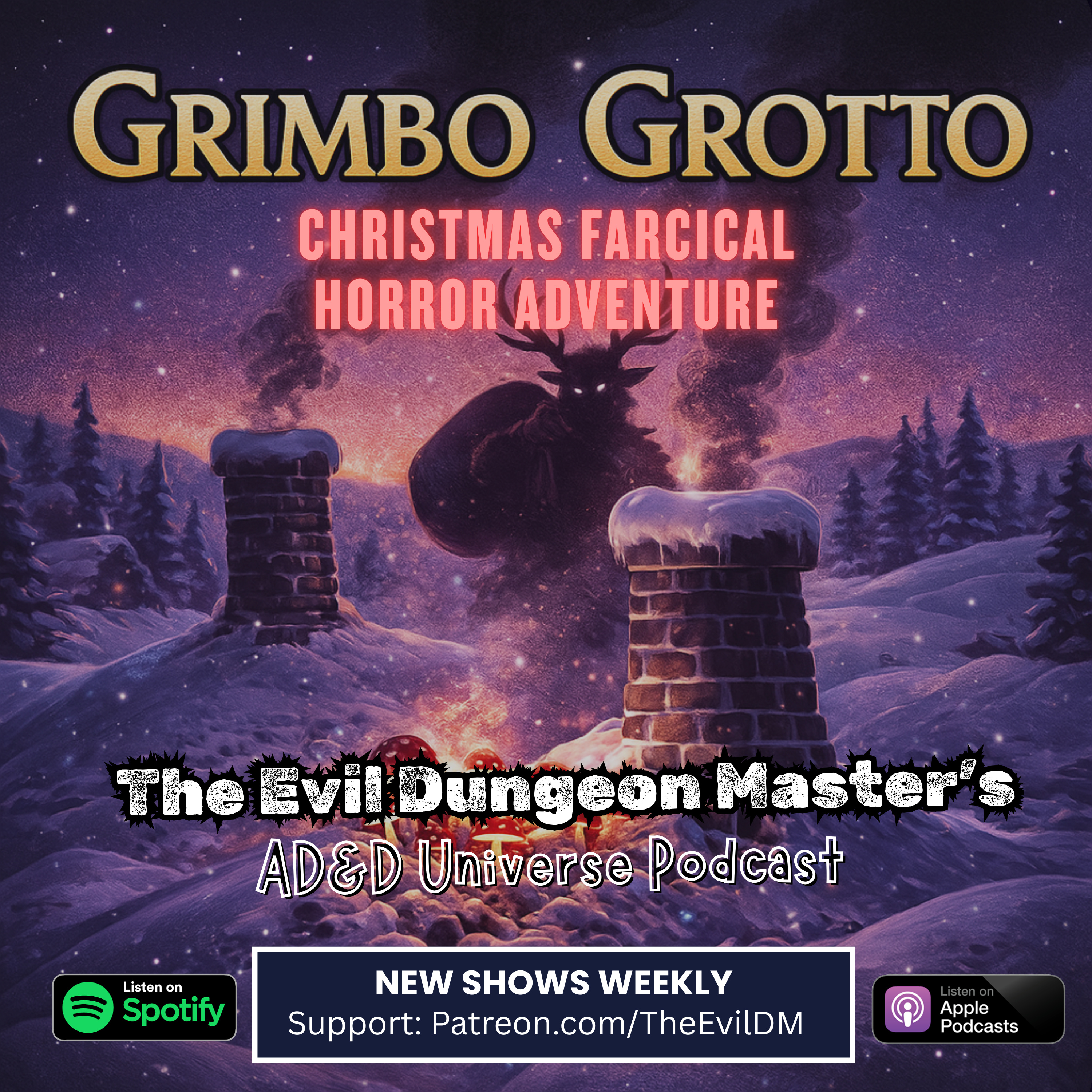 AD&D Module Review: Grimbo Grotto - Christmas Farcical Horror Adventure episode artwork