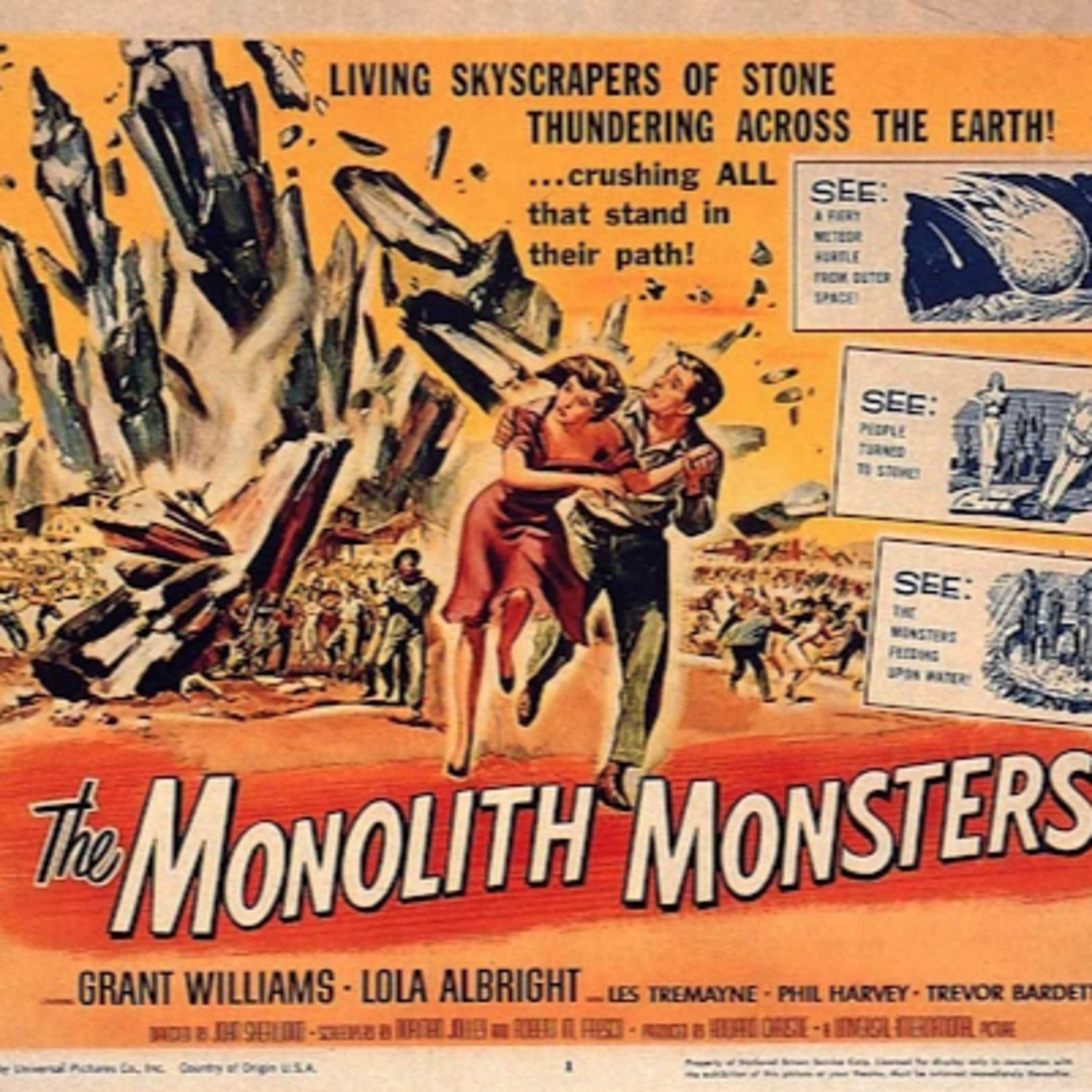 Finally the Rocks have come back to San Angelo! Monolith Monsters episode artwork