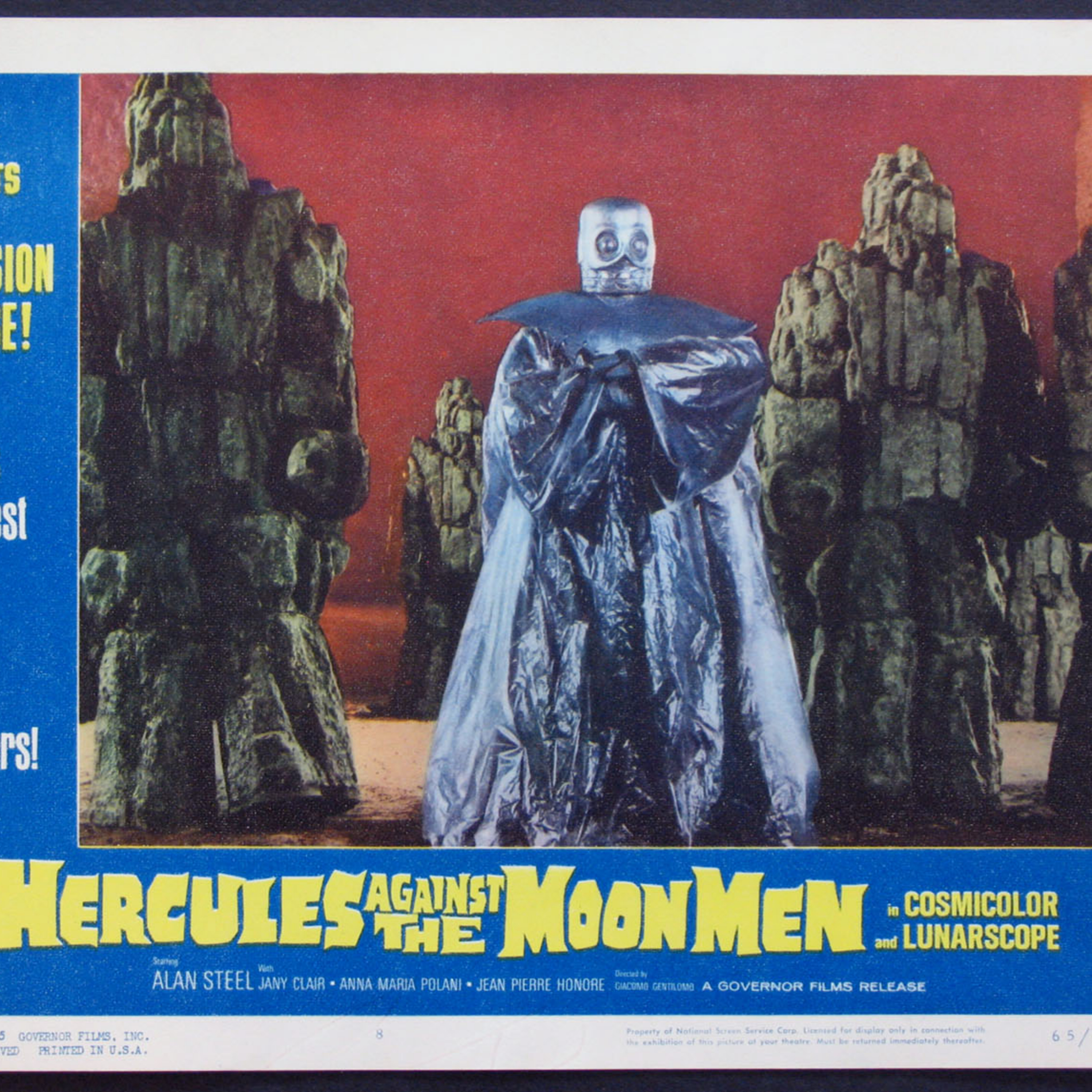 714. Hercules Against the Moon Men review! 1964 episode artwork