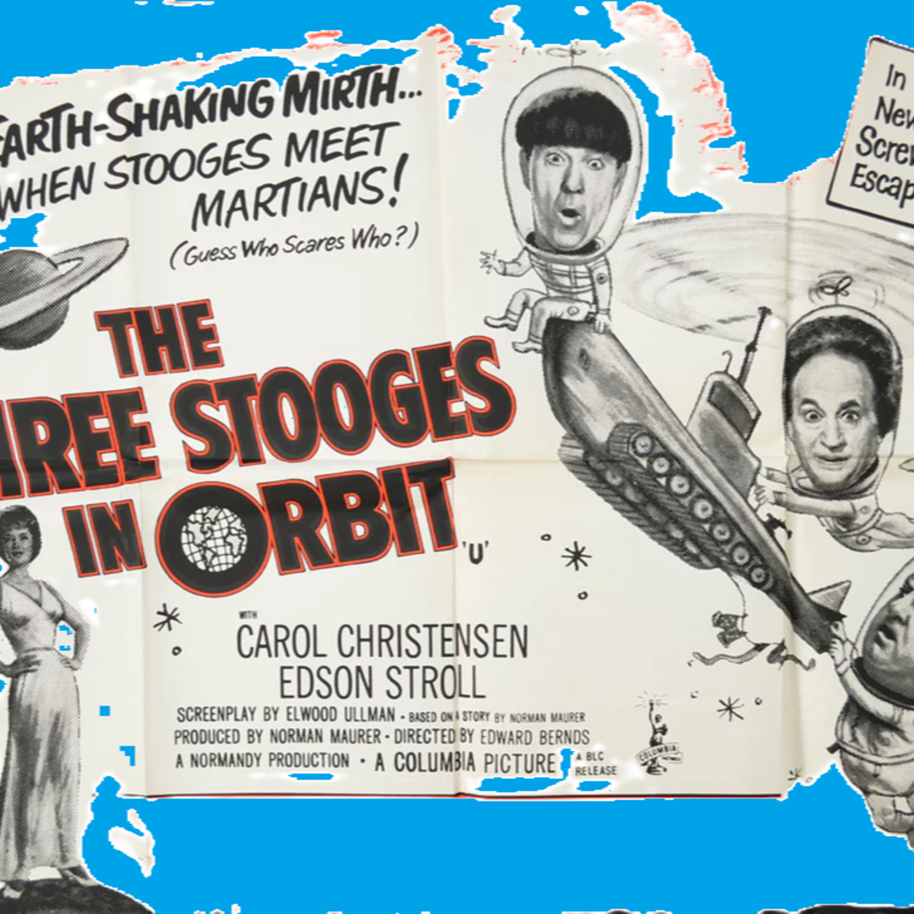 752. The Three Stooges in Orbit (eventually)! 1962 review episode artwork