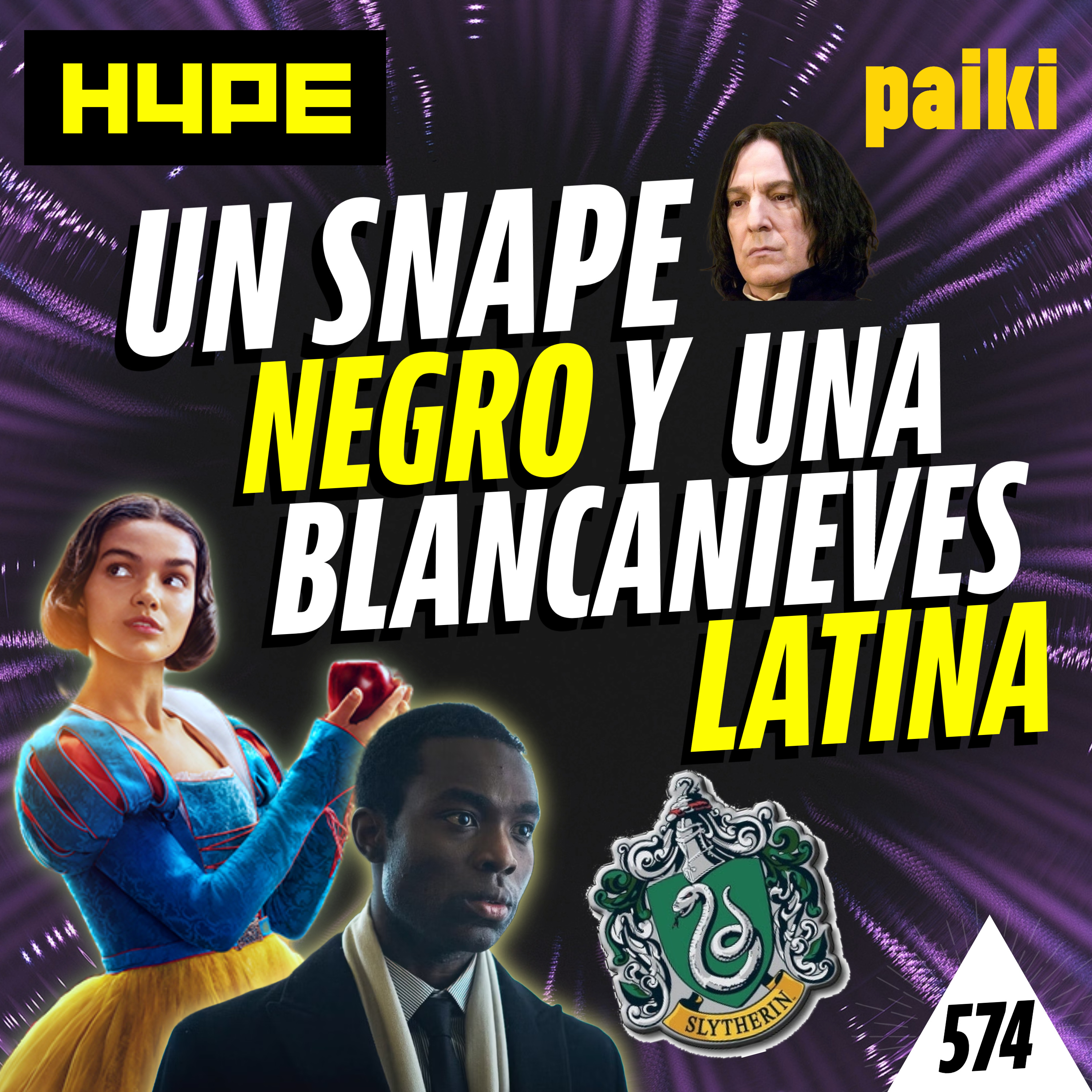 574. Entre un Snape negro y una Blancanieves latina