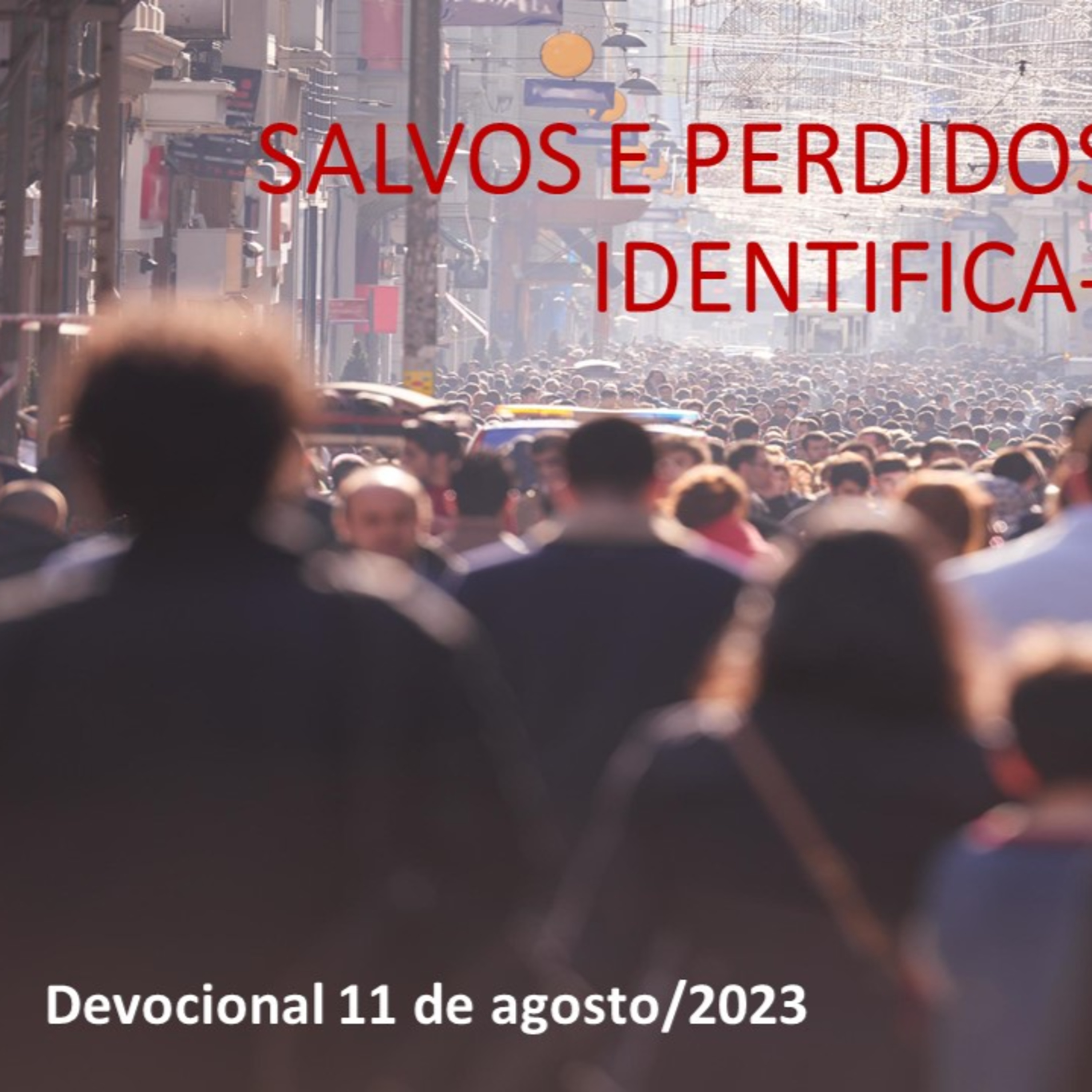 SALVOS E PERDIDOS: É POSSÍVEL IDENTIFICA-LOS? episode artwork