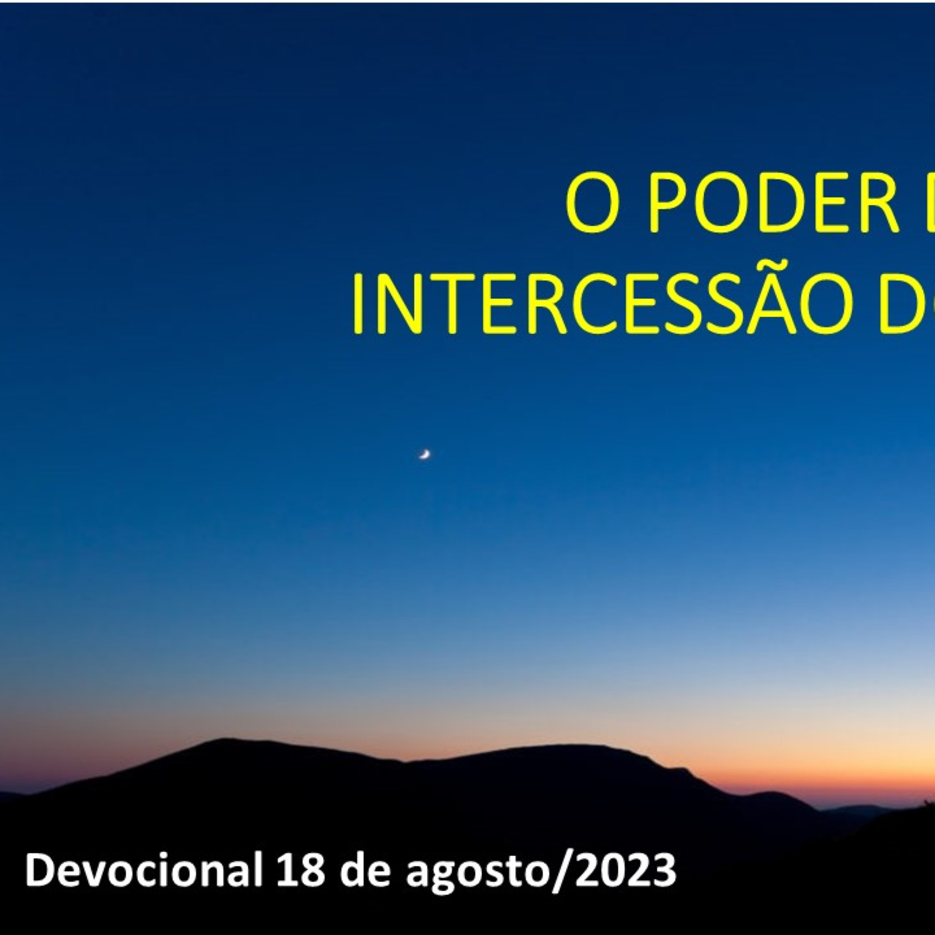 O PODER DA INTERCESSÃO DO JUSTO episode artwork