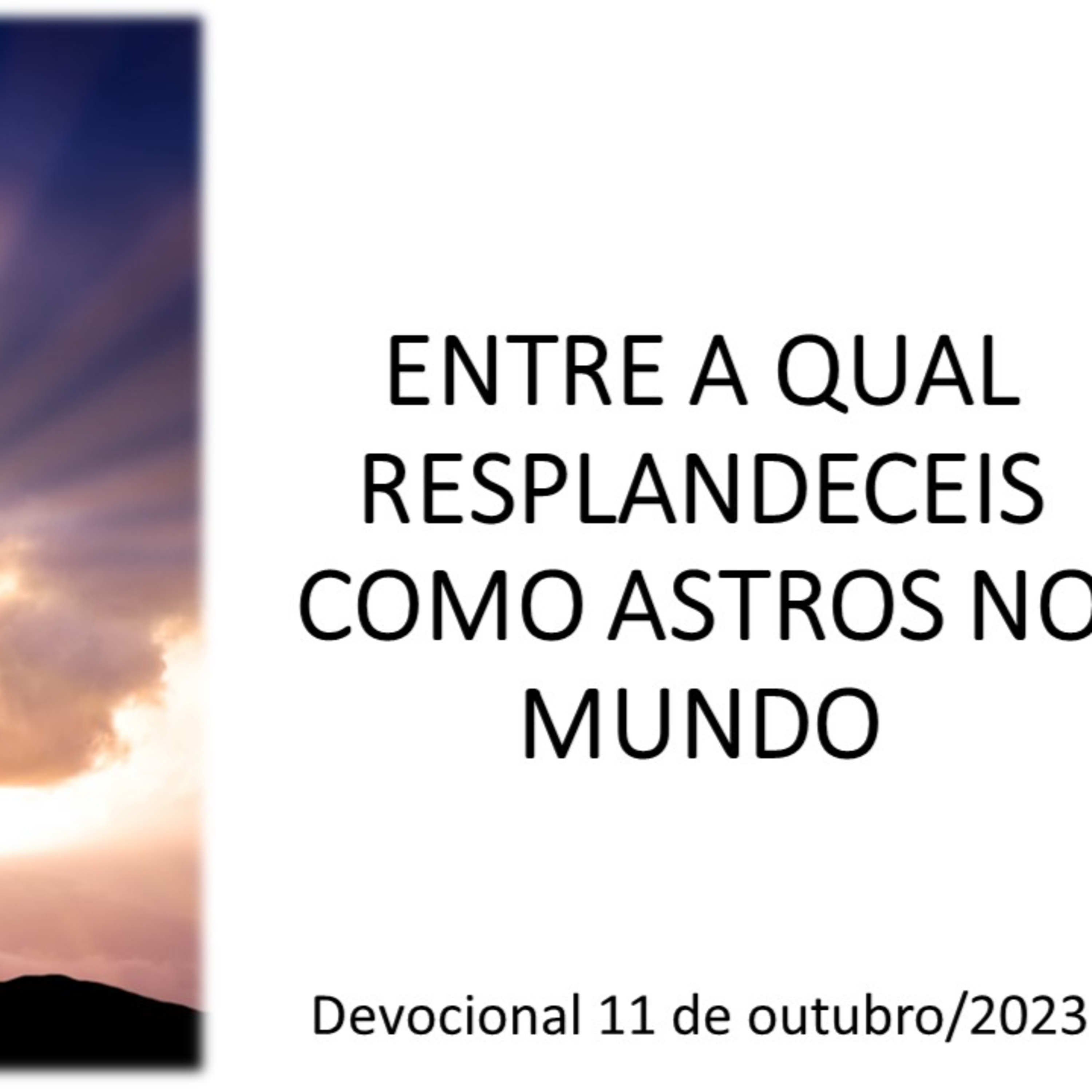 ENTRE A QUAL RESPLANDECEIS COMO ASTROS NO MUNDO episode artwork