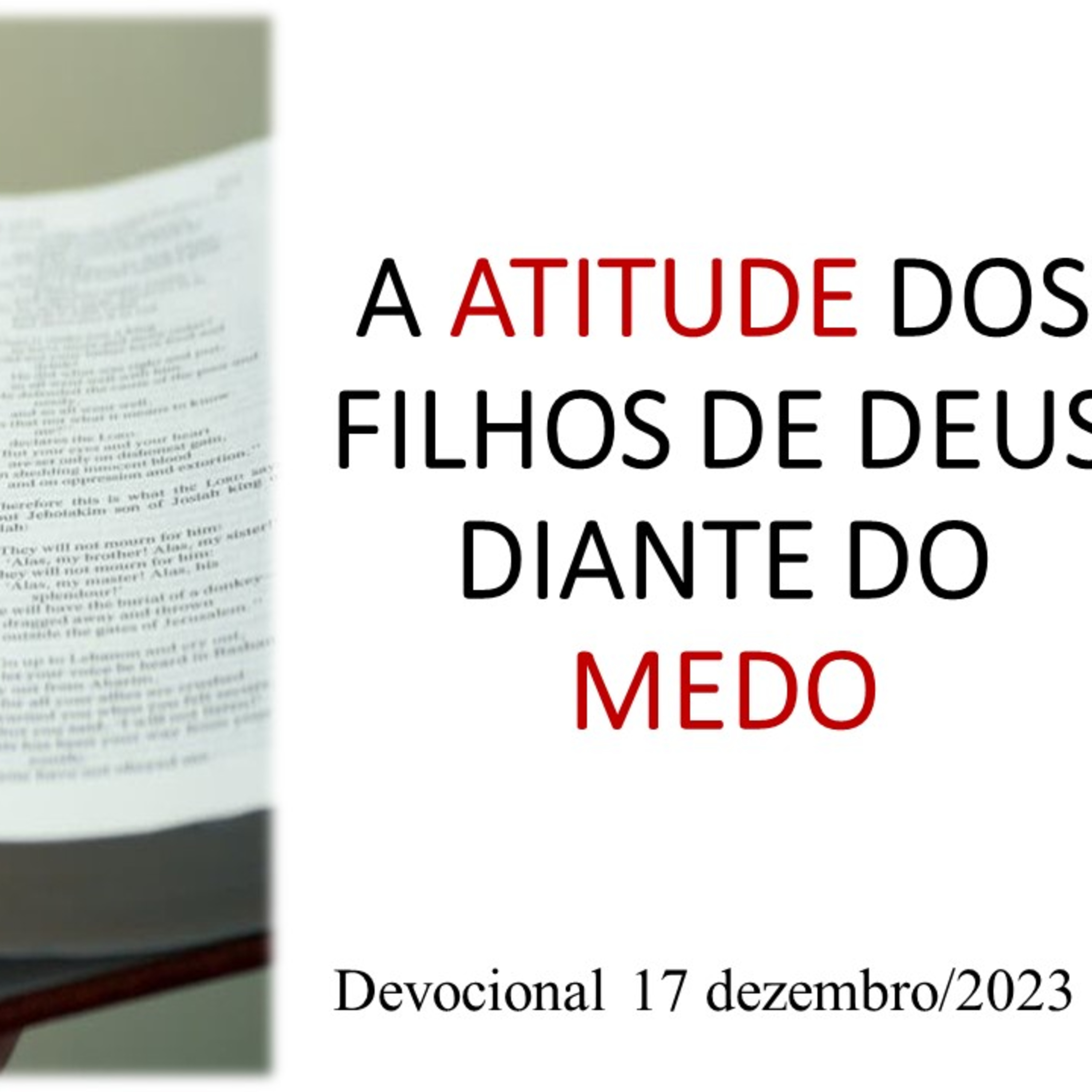A ATITUDE DOS FILHOS DE DEUS DIANTE DO MEDO episode artwork