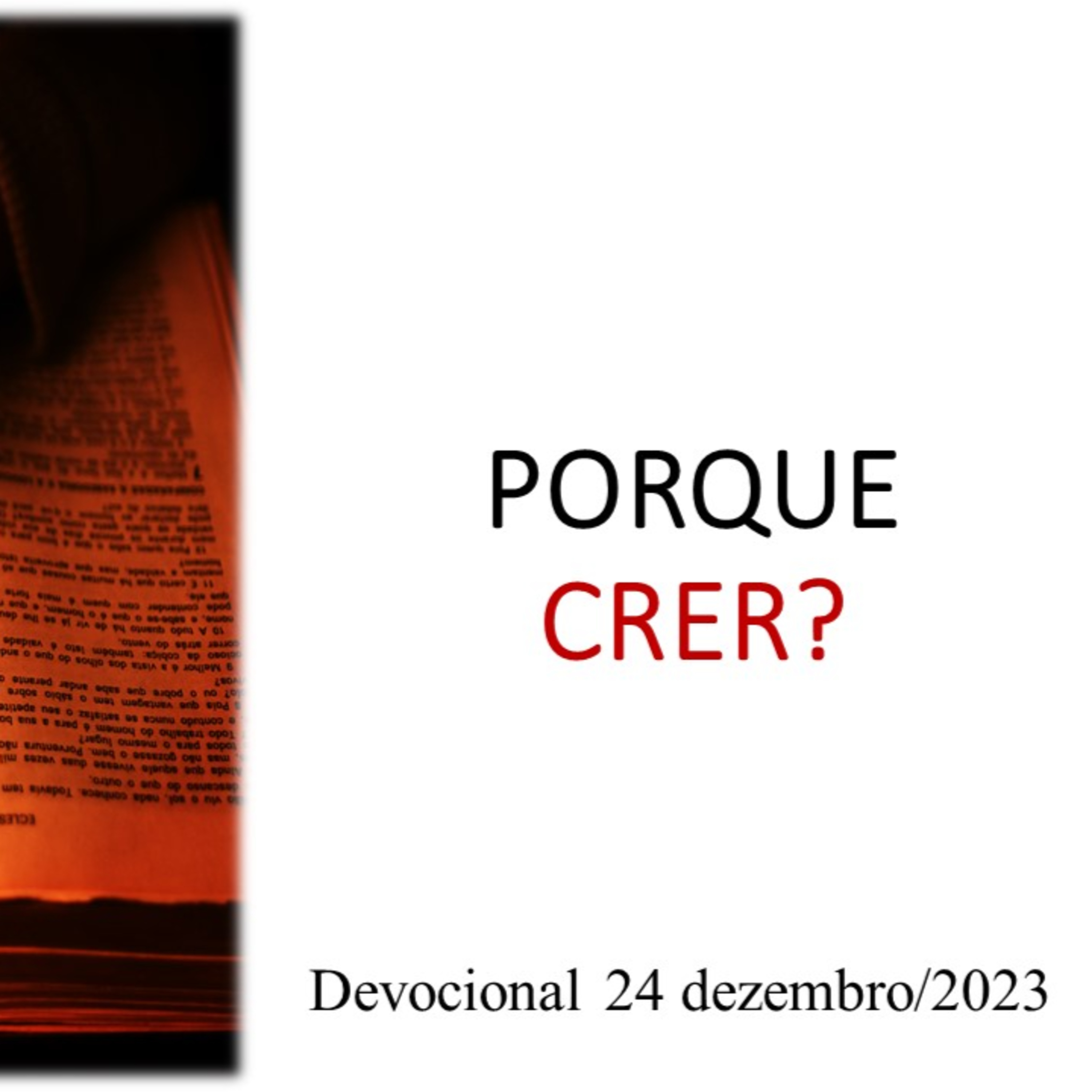 PORQUE CRER? episode artwork