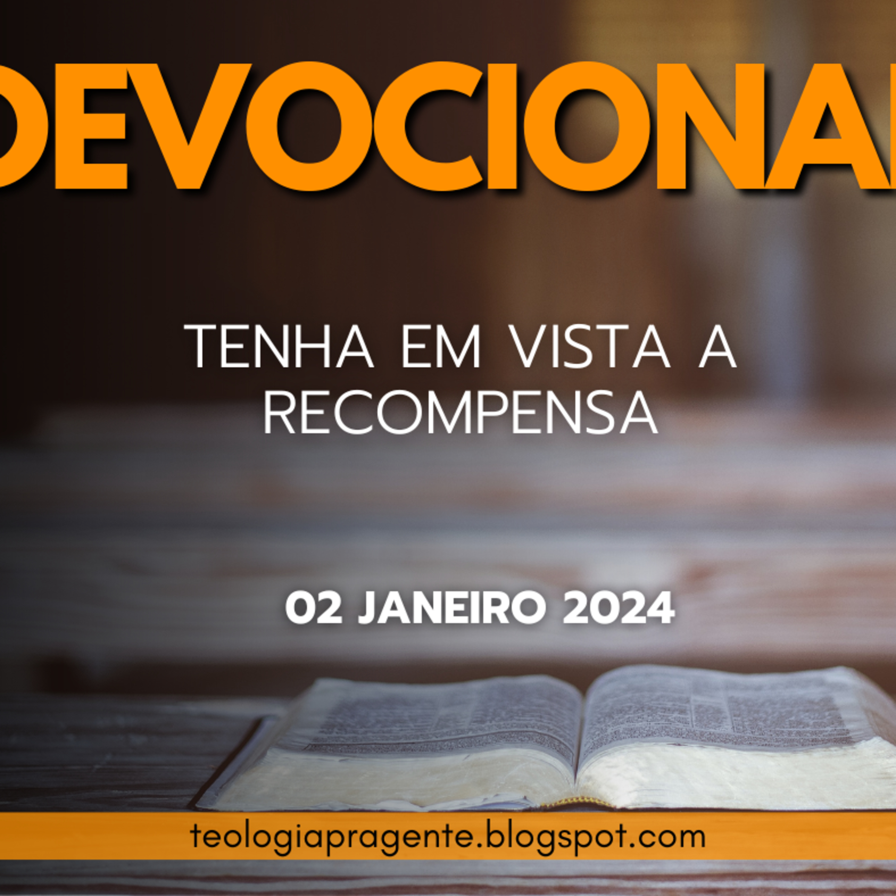 TENHA EM VISTA A RECOMPENSA