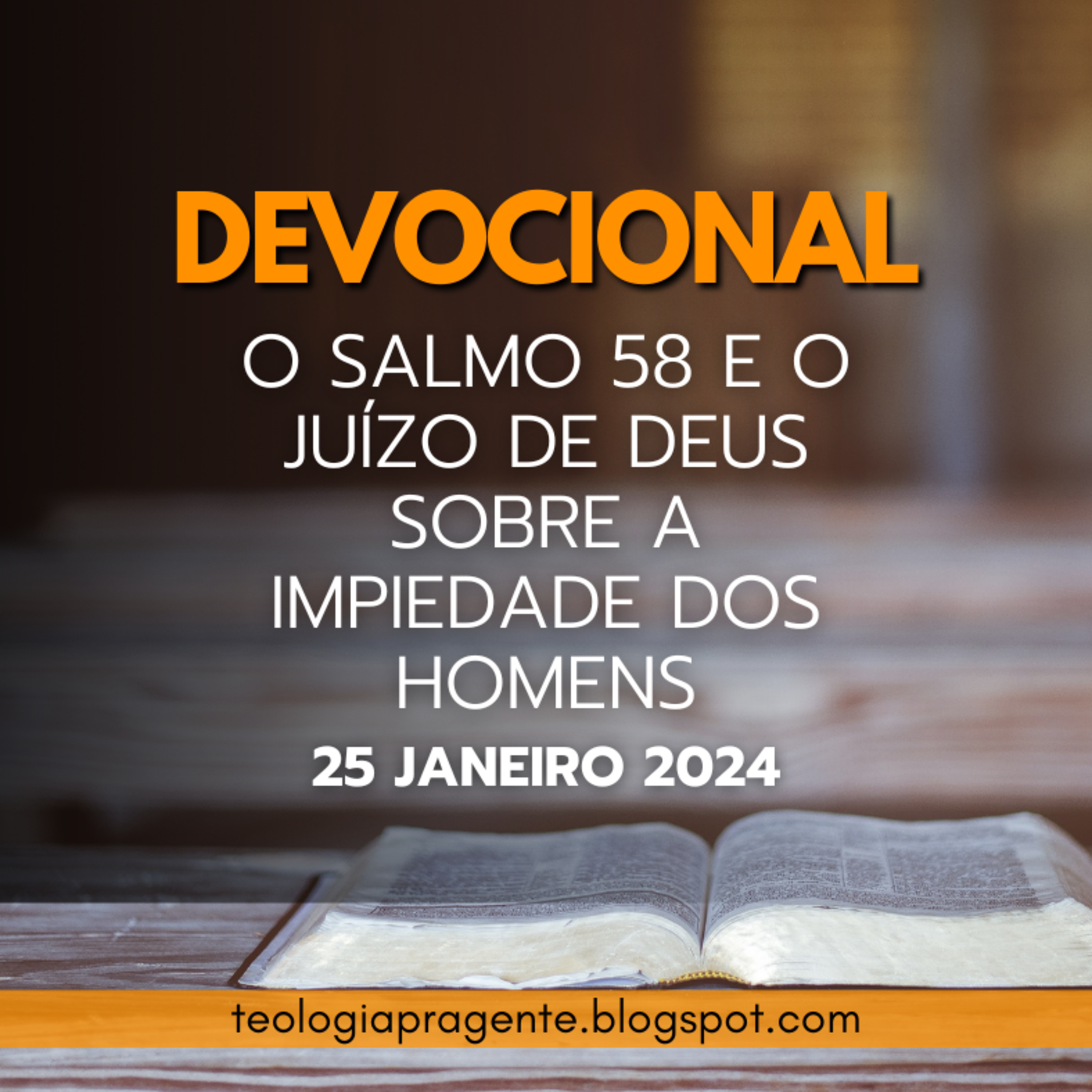 O SALMO 58 E O JUÍZO DE DEUS SOBRE A IMPIEDADE DOS HOMENS episode artwork