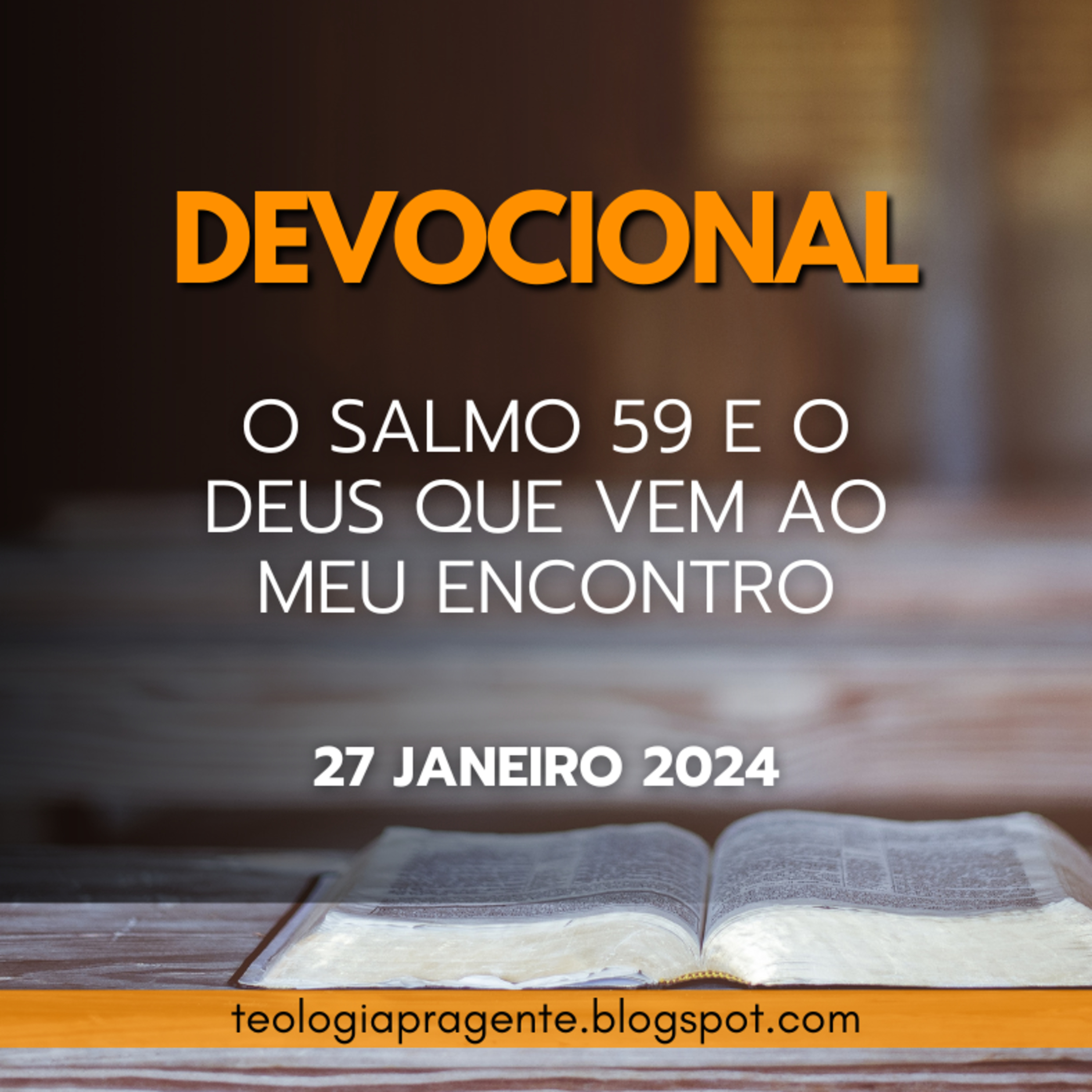 O SALMO 59 E O DEUS QUE VEM AO MEU ENCONTRO episode artwork