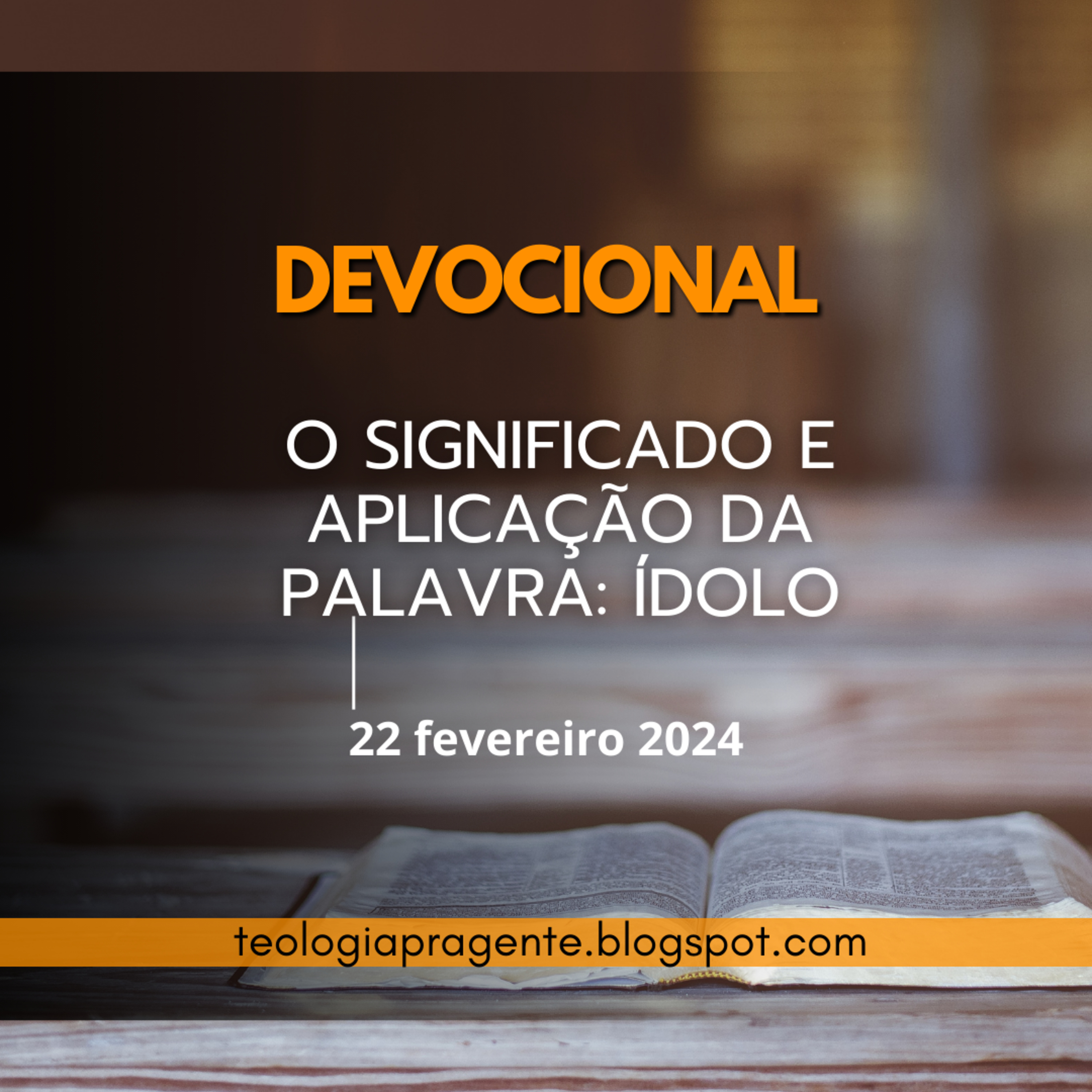O SIGNIFICADO E APLICAÇÃO DA PALAVRA: ÍDOLO episode artwork