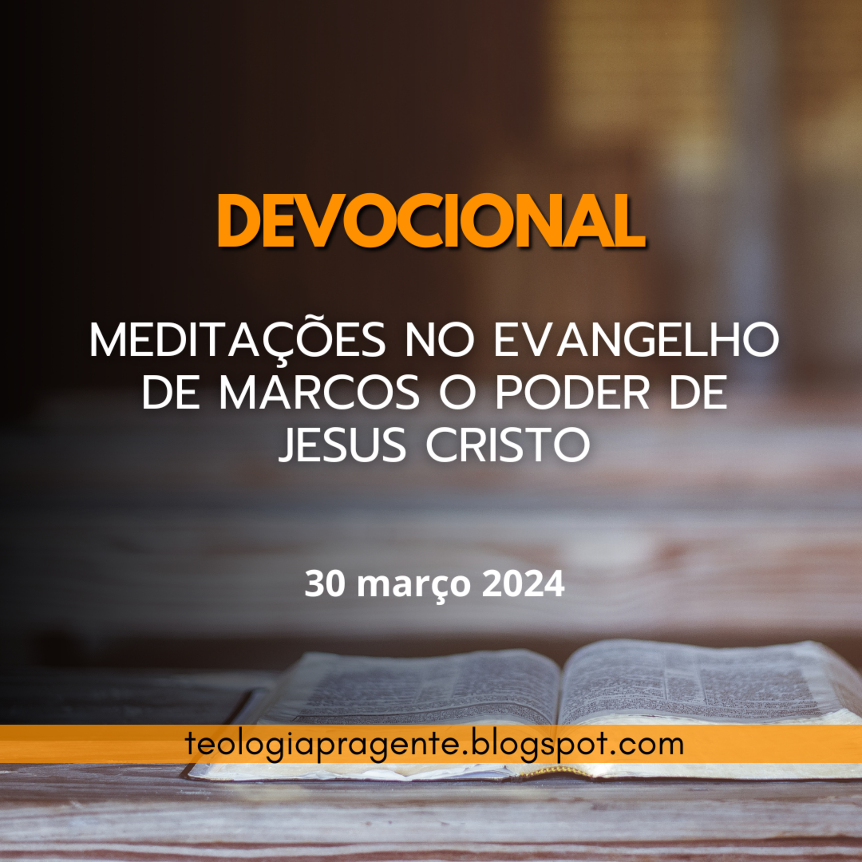 MEDITAÇÕES NO EVANGELHO DE MARCOS O PODER DE JESUS CRISTO episode artwork