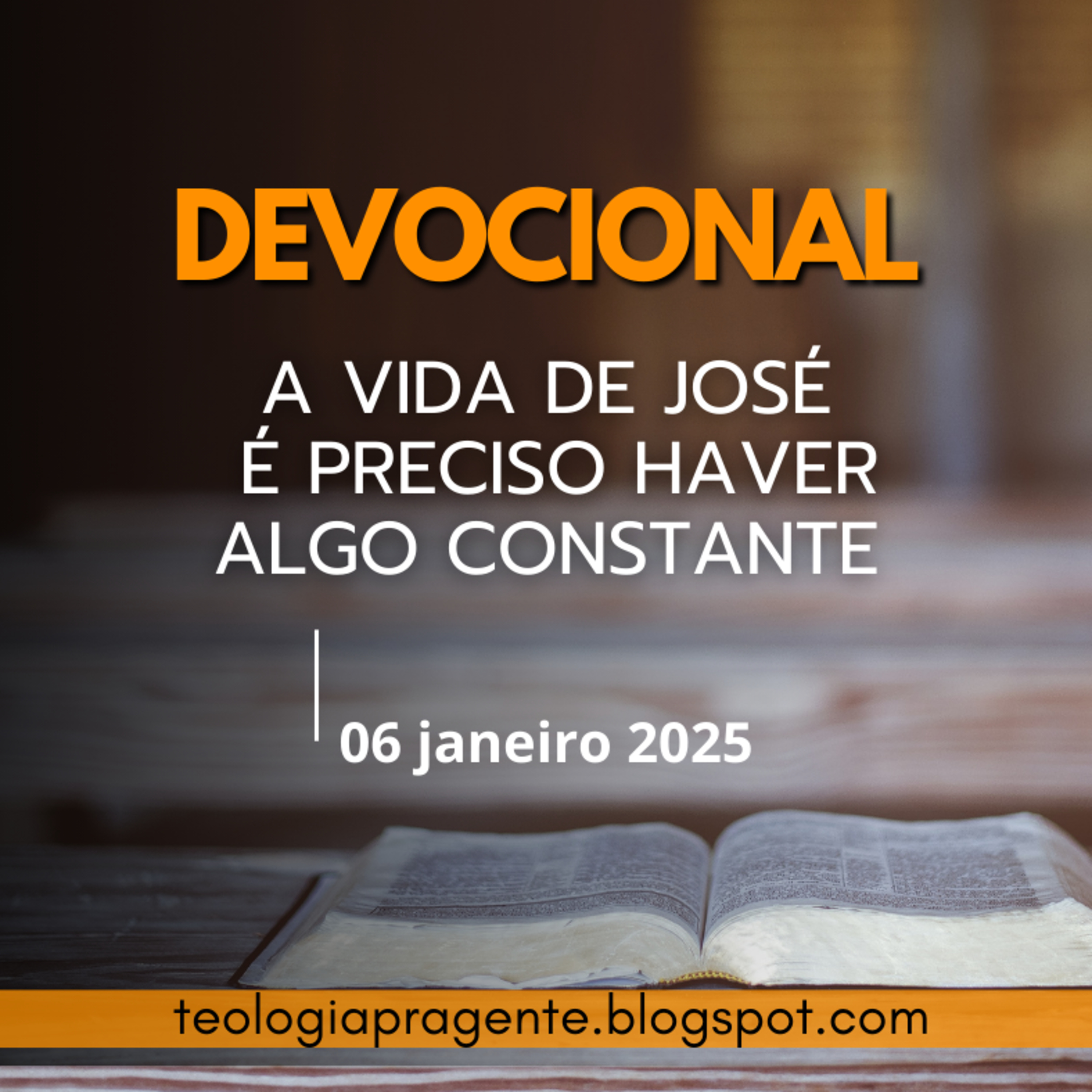 É PRECISO HAVER ALGO CONSTANTE