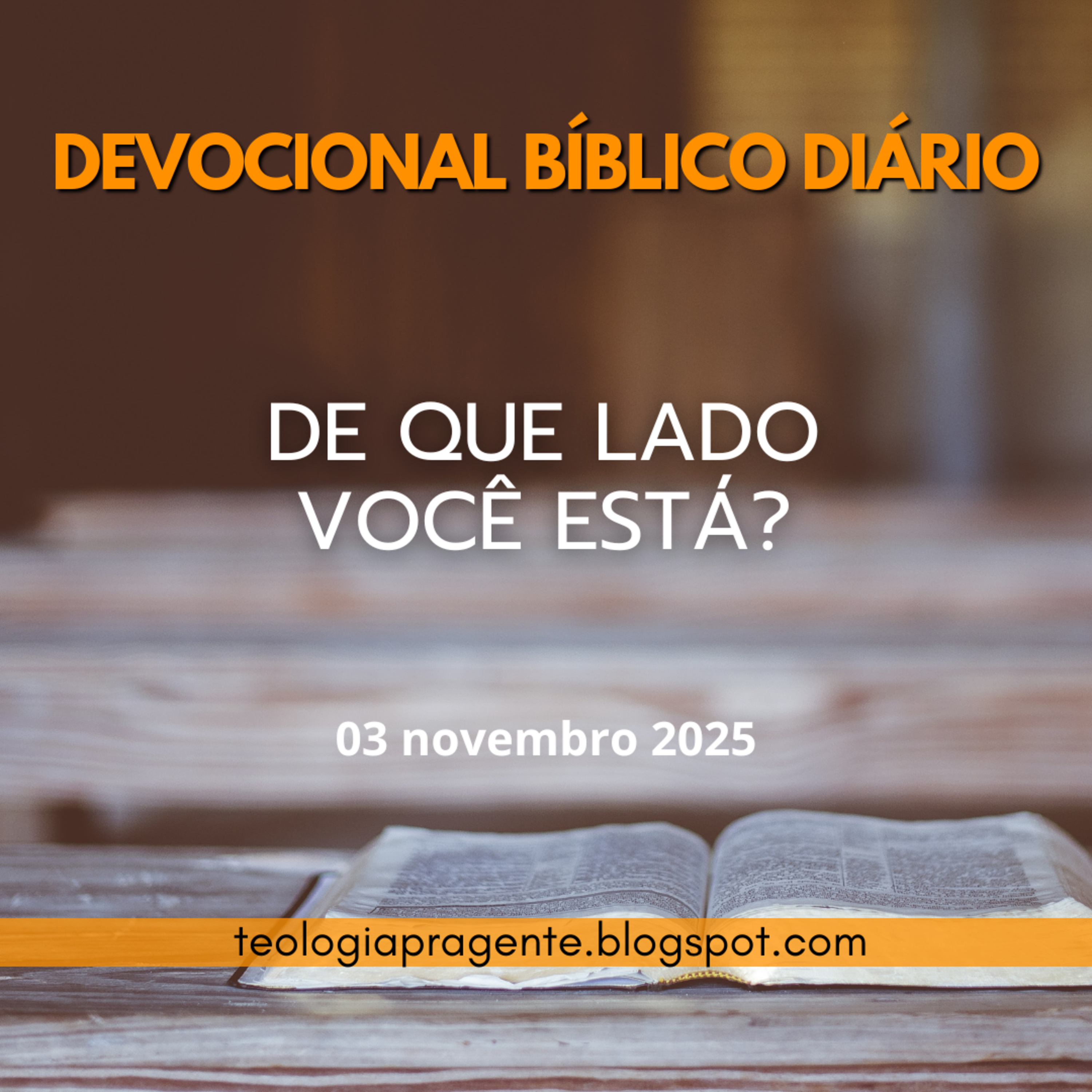DE QUE LADO VOCÊ ESTÁ? episode artwork