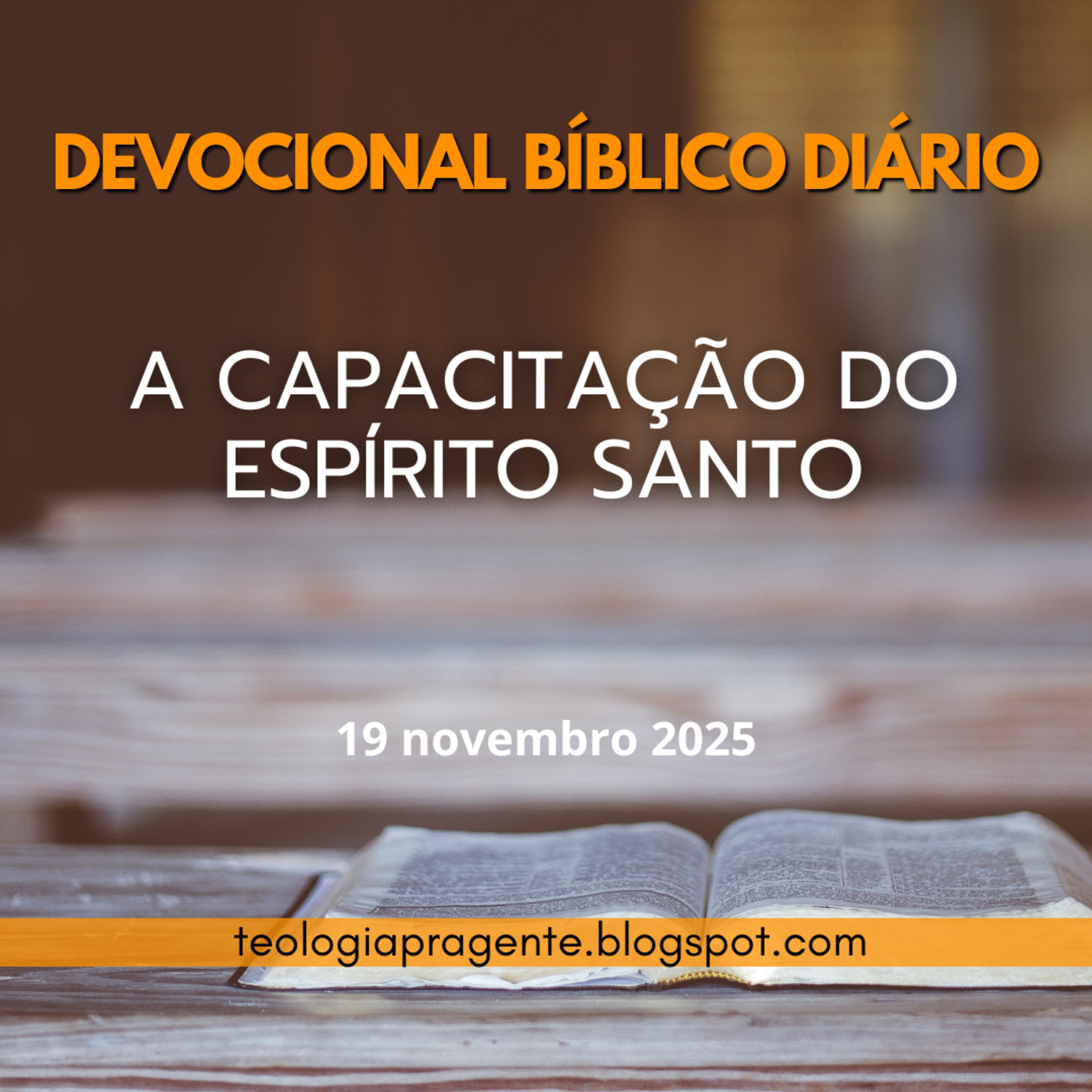 A CAPACITAÇÃO DO ESPÍRITO SANTO