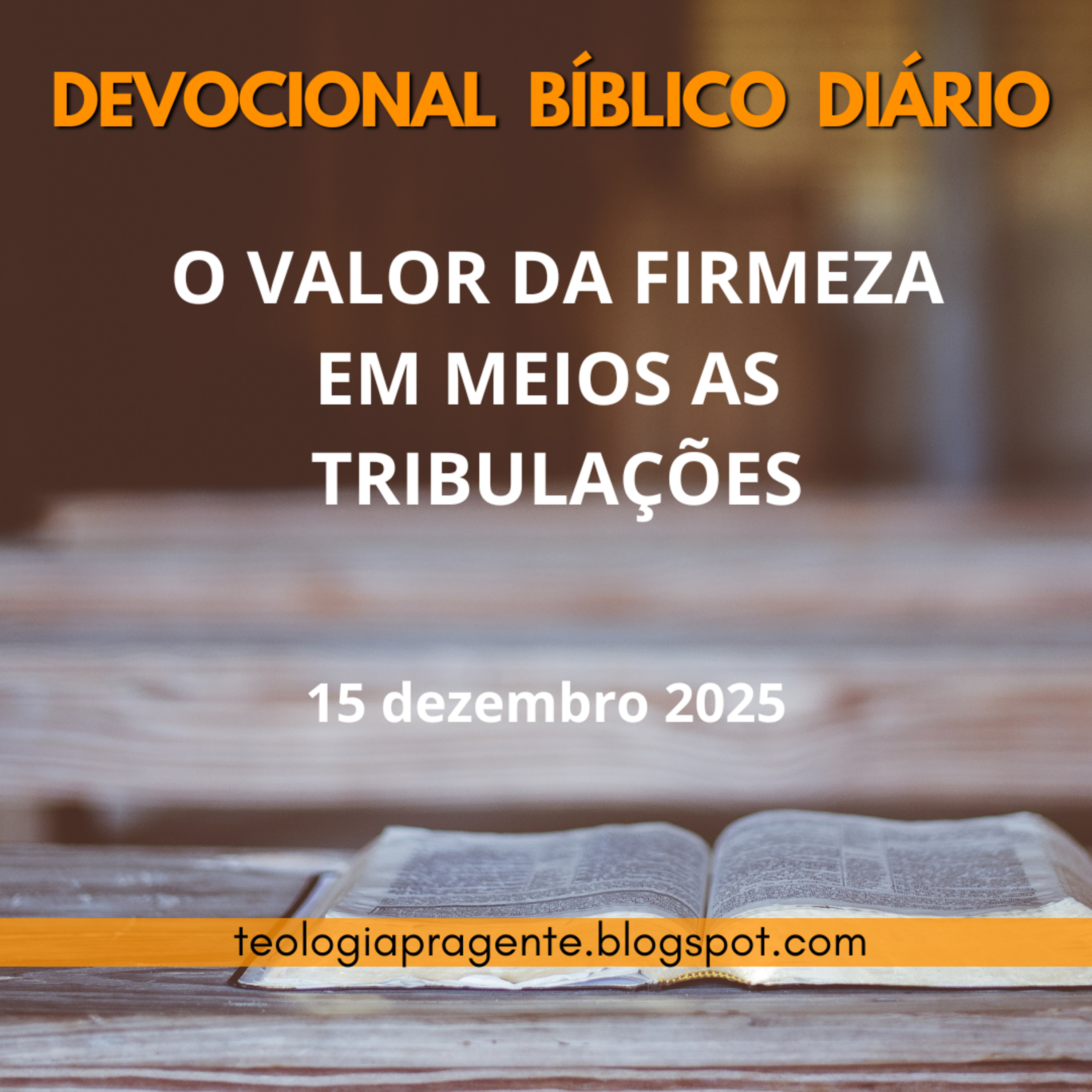 O VALOR DA FIRMEZA EM MEIO AS TRIBULAÇÕES episode artwork