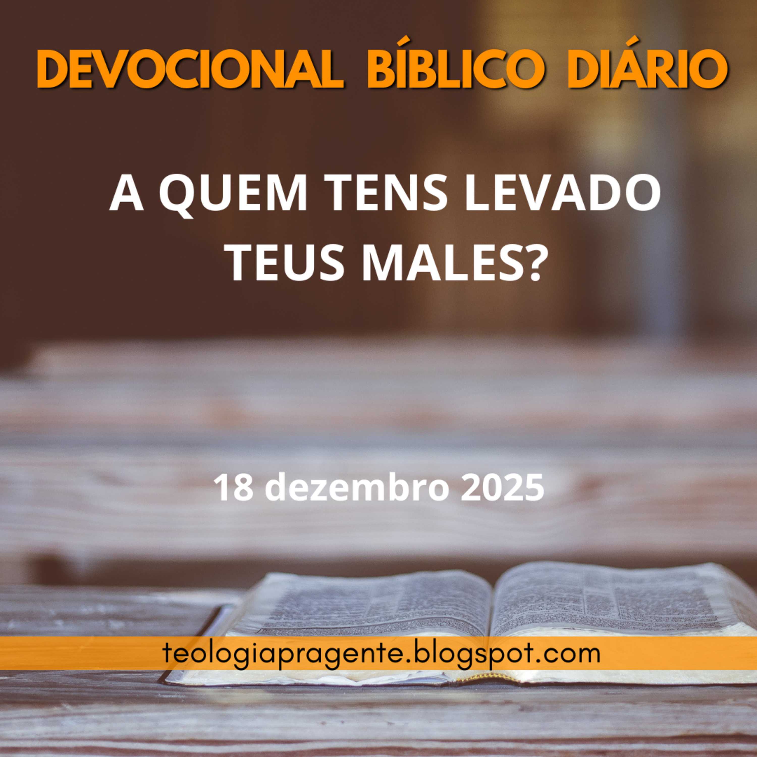 A QUEM TENS LEVADO TEUS MALES? episode artwork