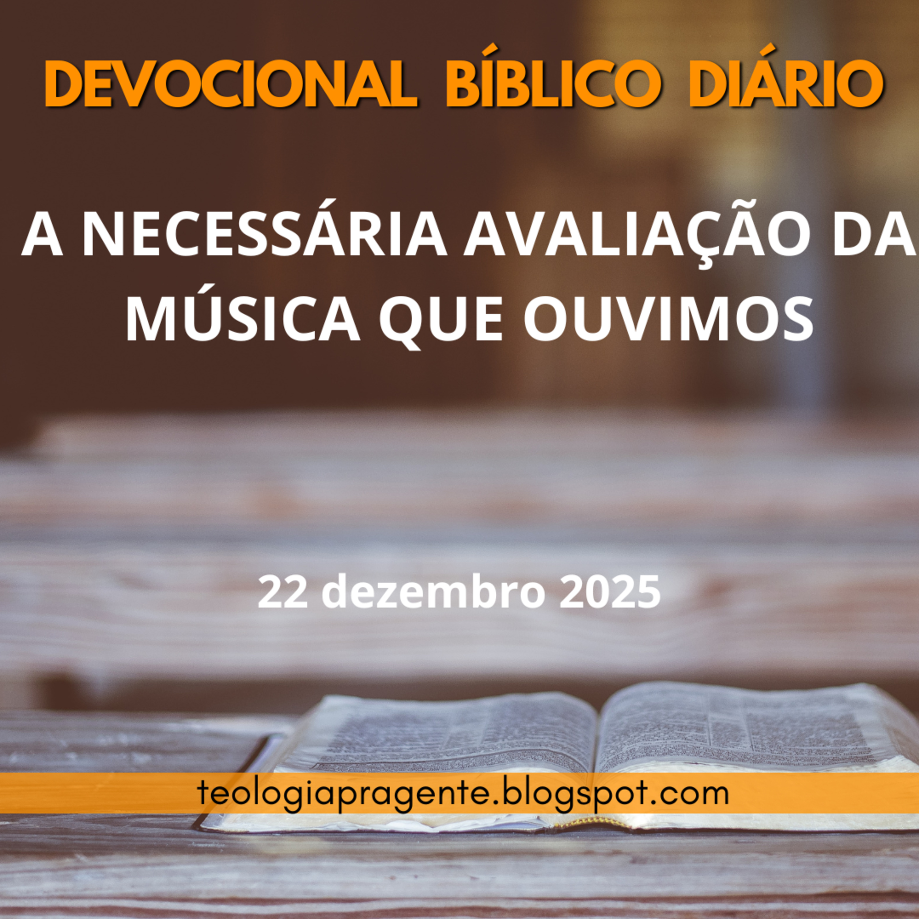 A NECESSÁRIA AVALIAÇÃO DA MÚSICA QUE OUVIMOS episode artwork