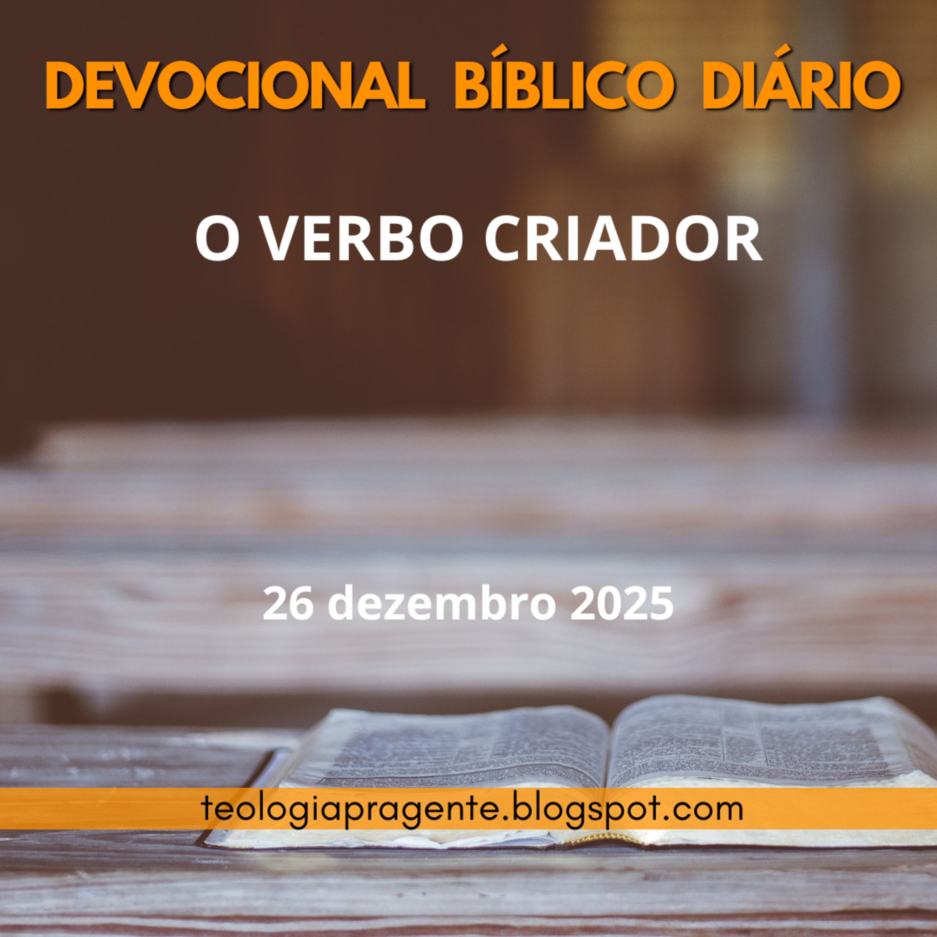 O VERBO CRIADOR