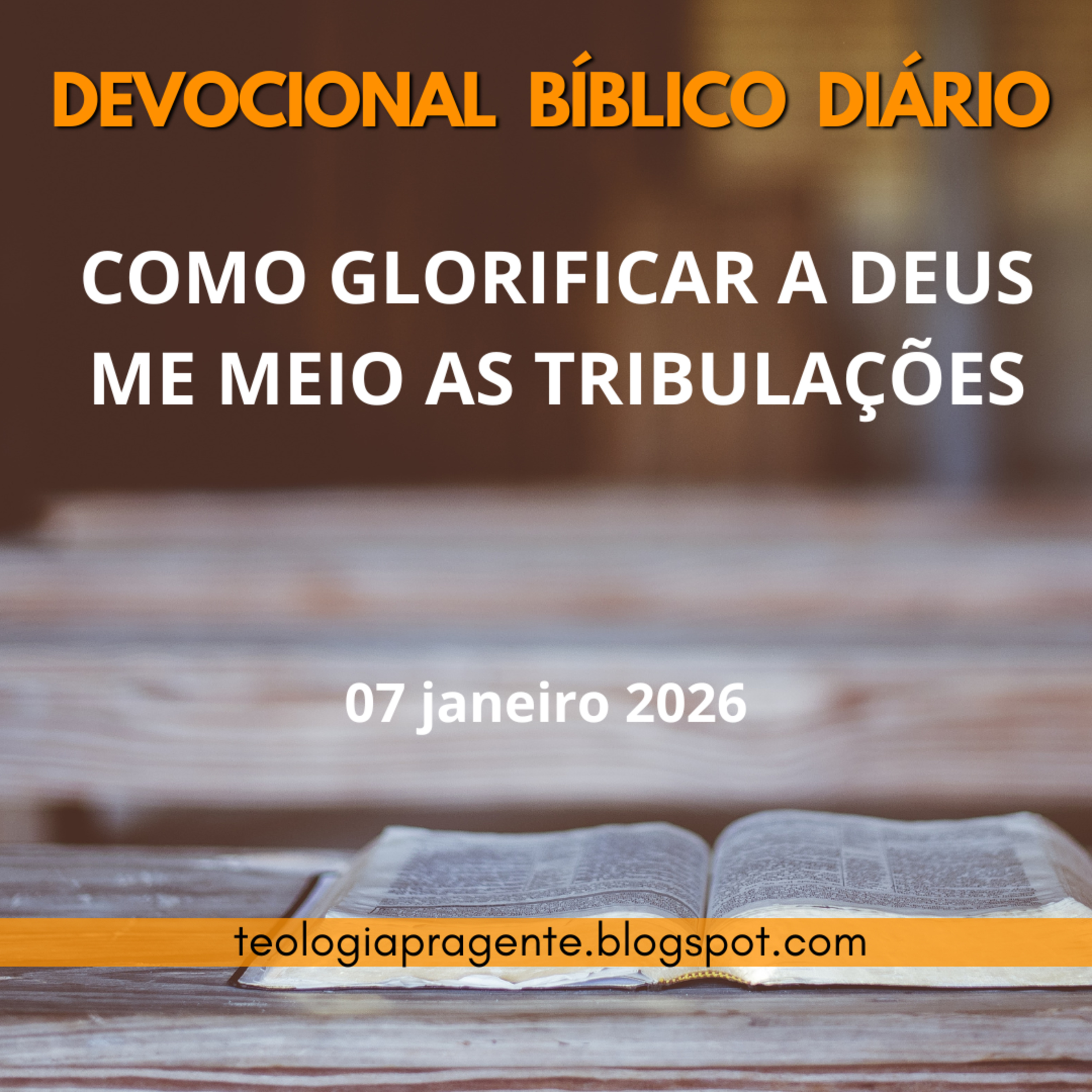 COMO PODEM OS SALVOS GLORIFICAR A DEUS EM MEIO AS TRIBULAÇÕES episode artwork