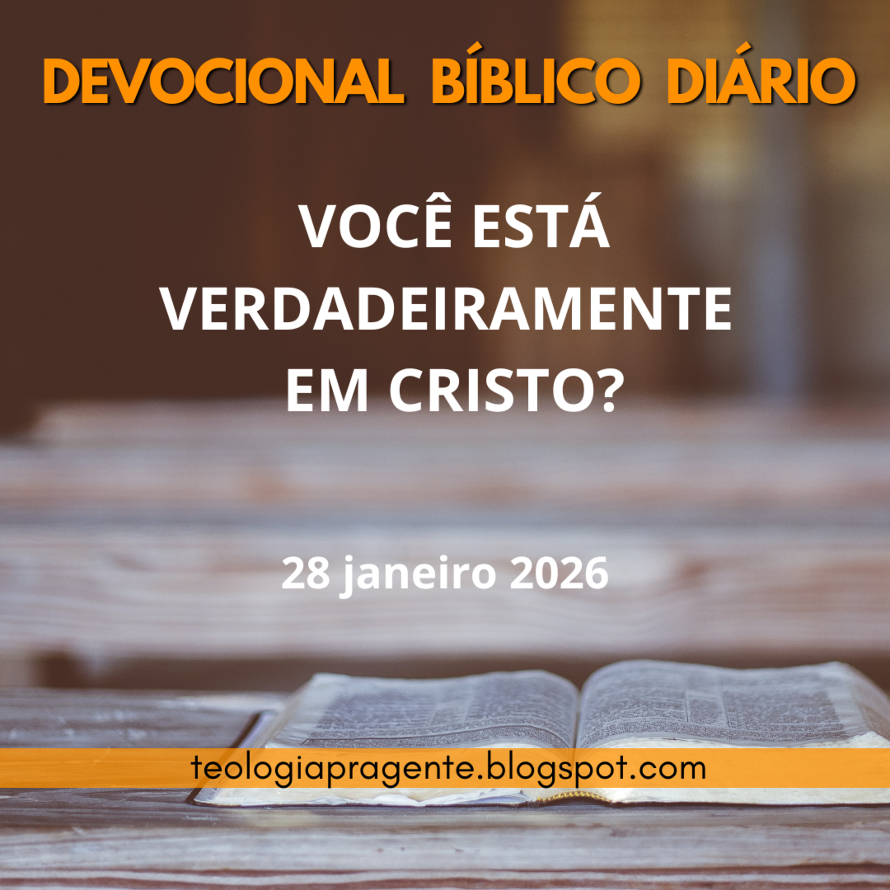 VOCÊ ESTÁ VERDADEIRAMENTE EM CRISTO? episode artwork