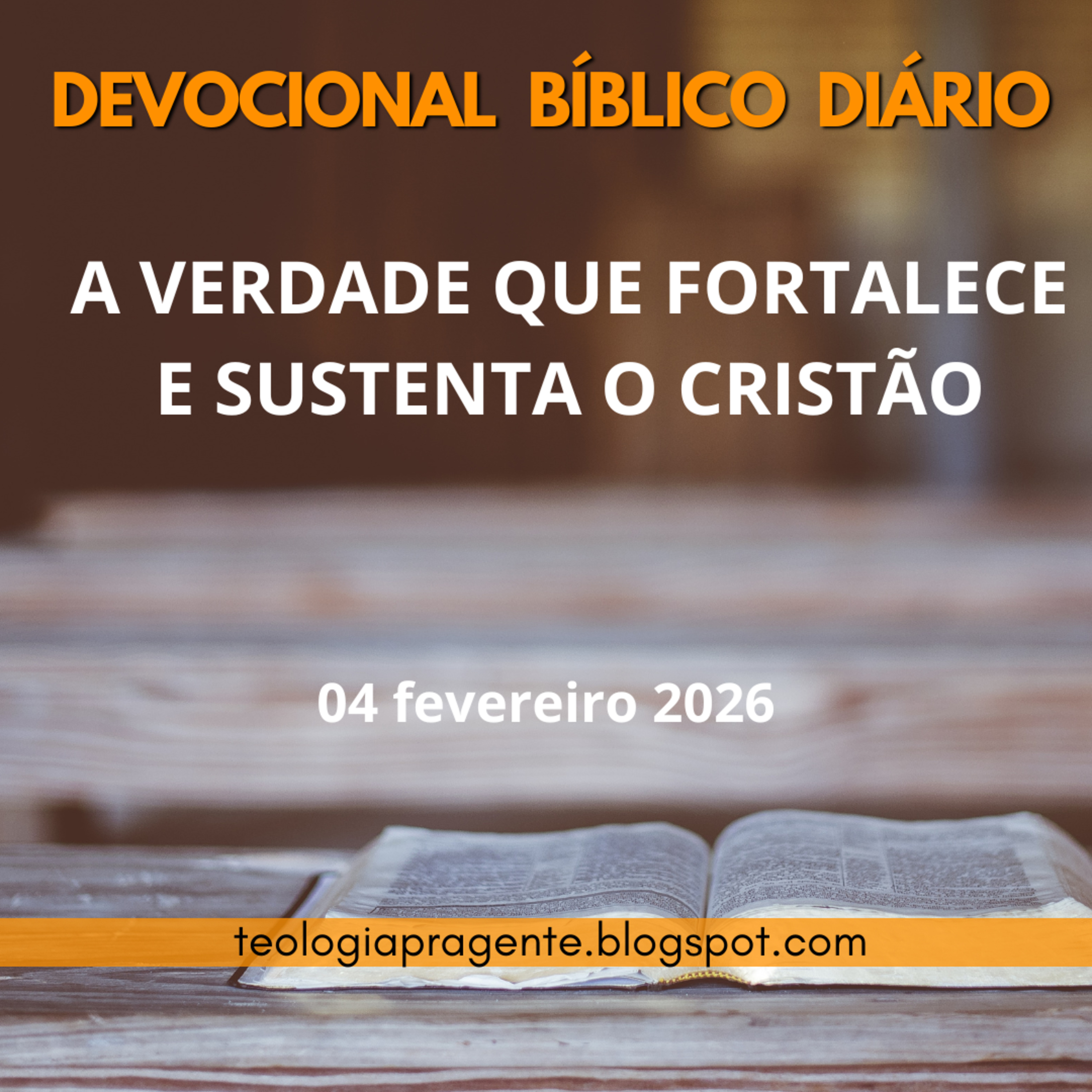 A VERDADE QUE FORTALECE E SUSTENTA O CRISTÃO episode artwork