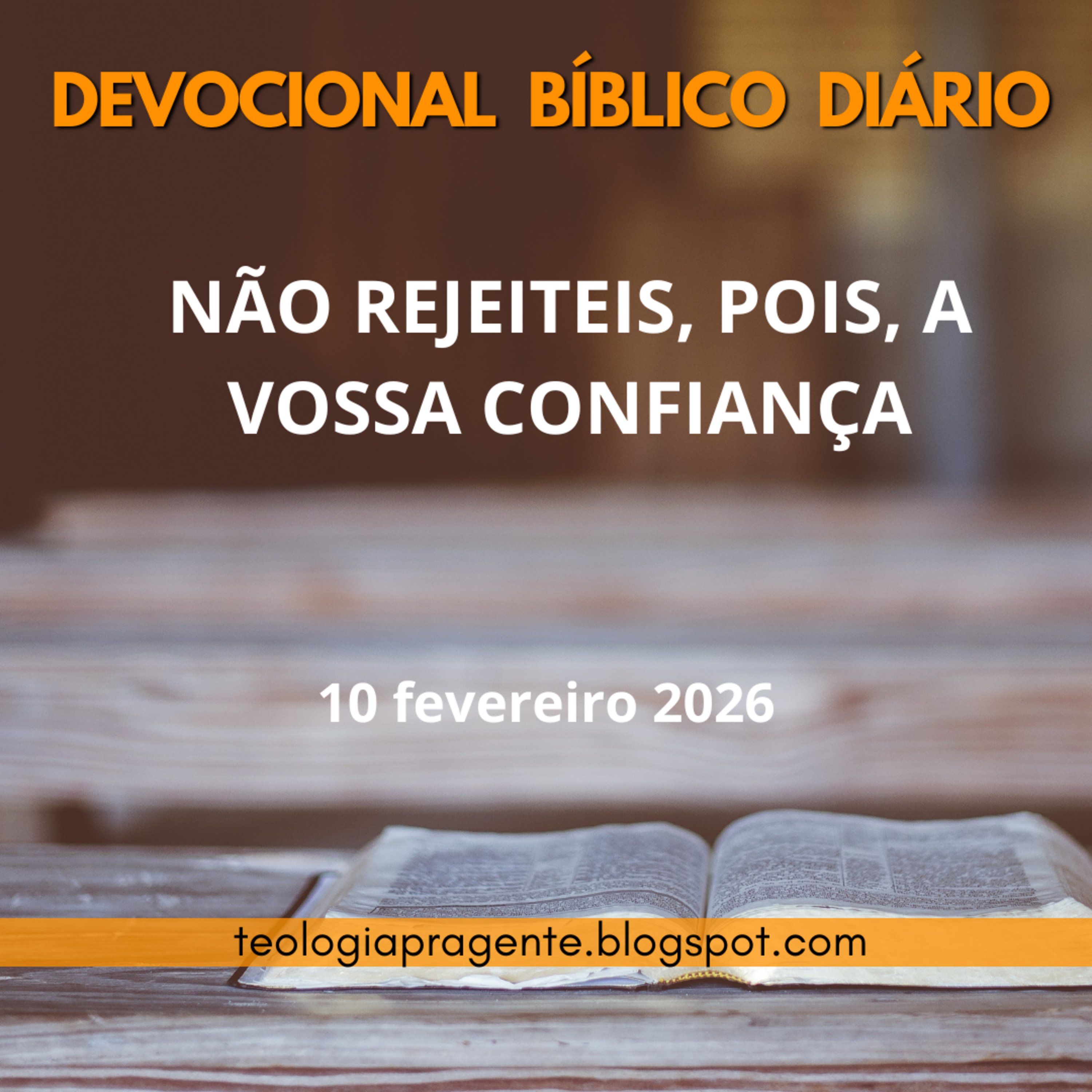 NÃO REJEITEIS, POIS, A VOSSA CONFIANÇA episode artwork