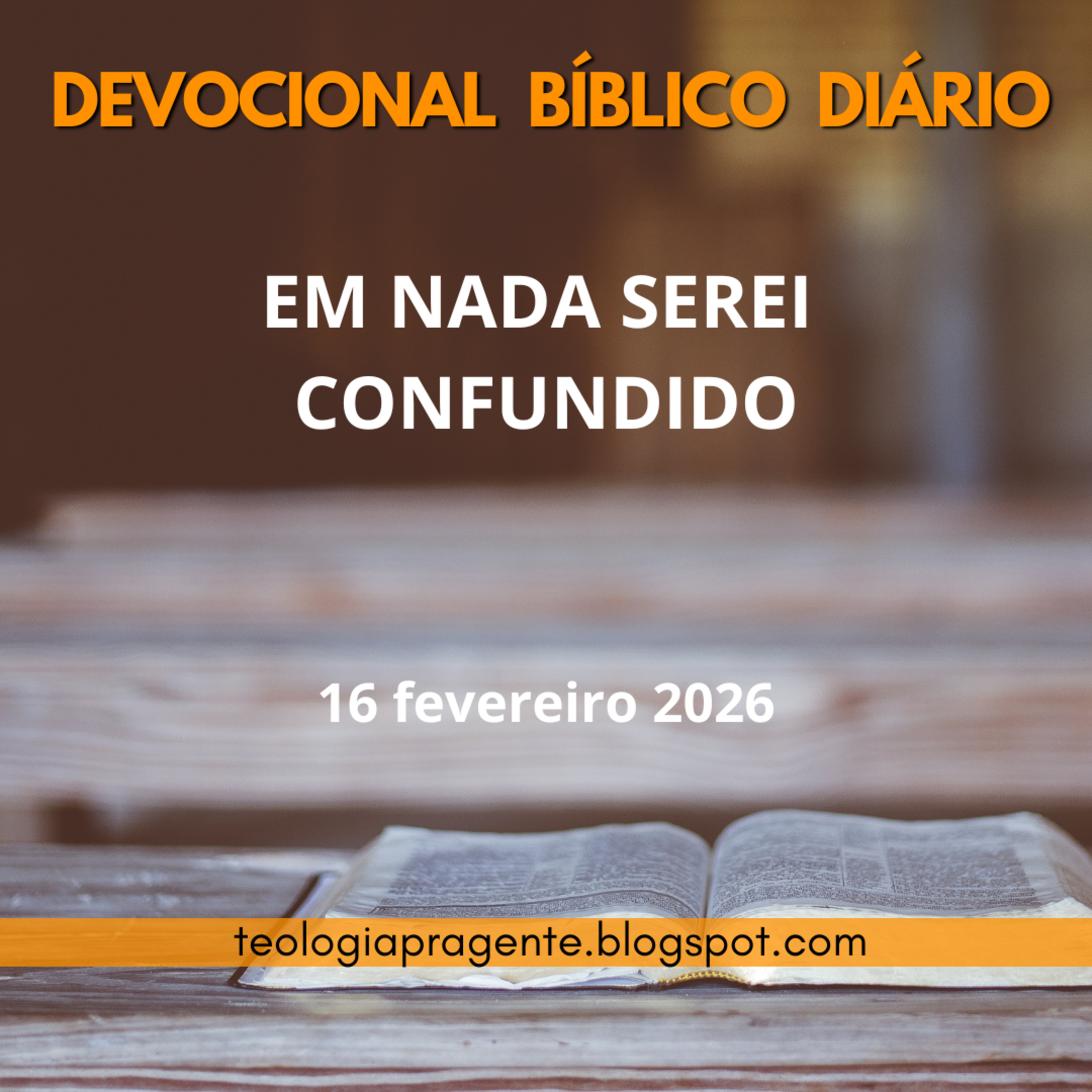 EM NADA SEREI CONFUNDIDO episode artwork