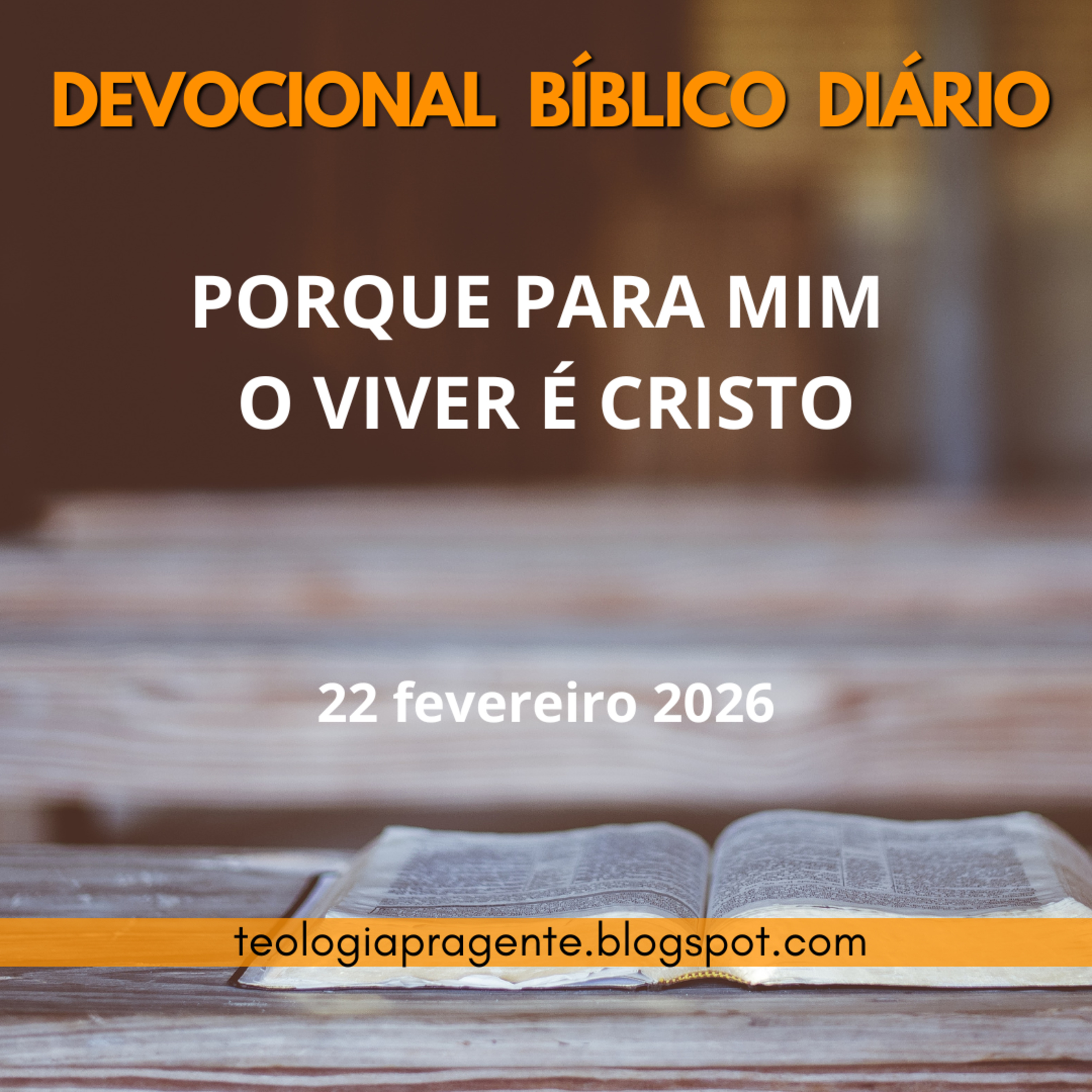 PORQUE PARA MIM O VIVER É CRISTO episode artwork