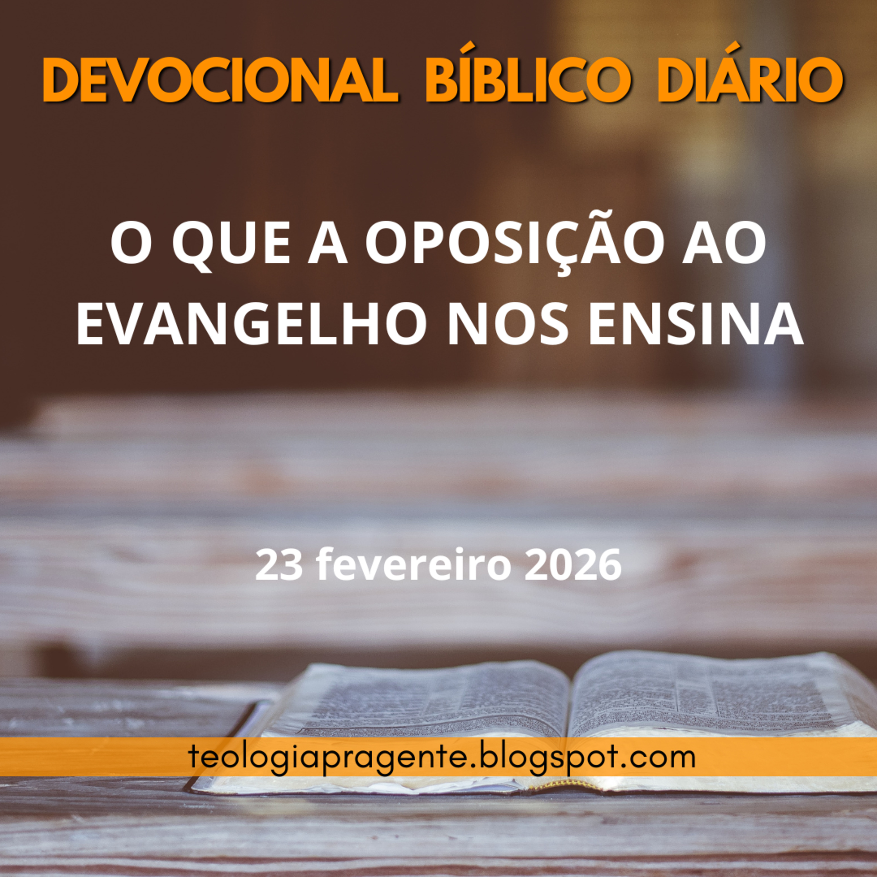 O QUE A OPOSIÇÃO AO EVANGELHO NOS ENSINA episode artwork