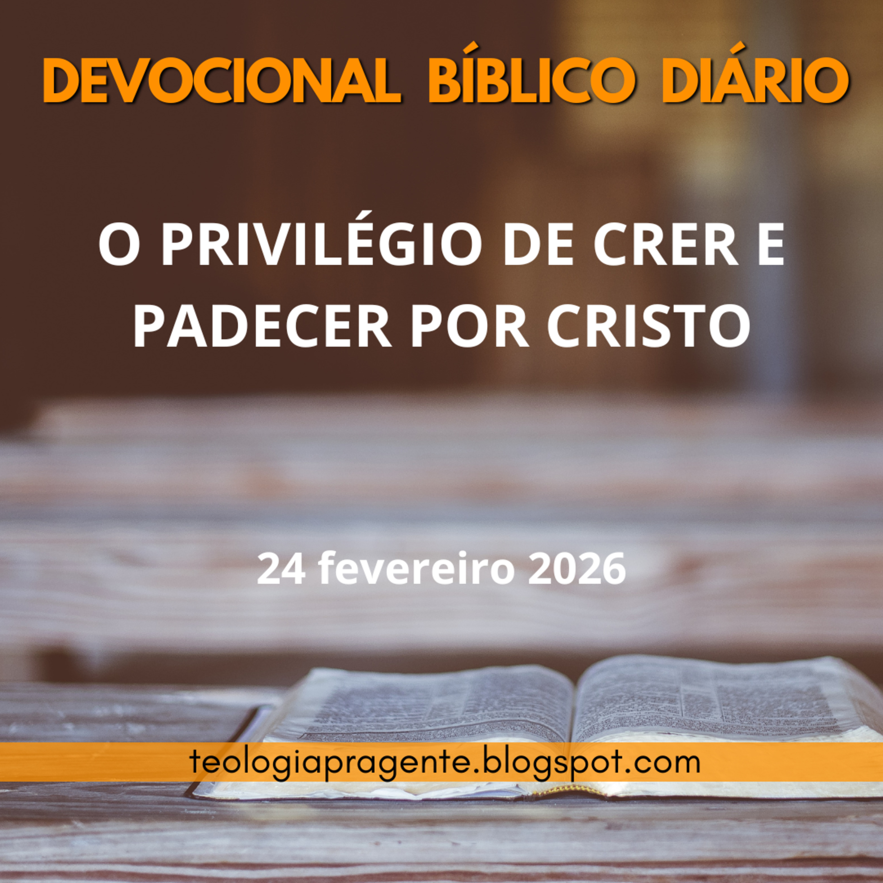 O PRIVILÉGIO DE CRER E PADECER POR CRISTO episode artwork