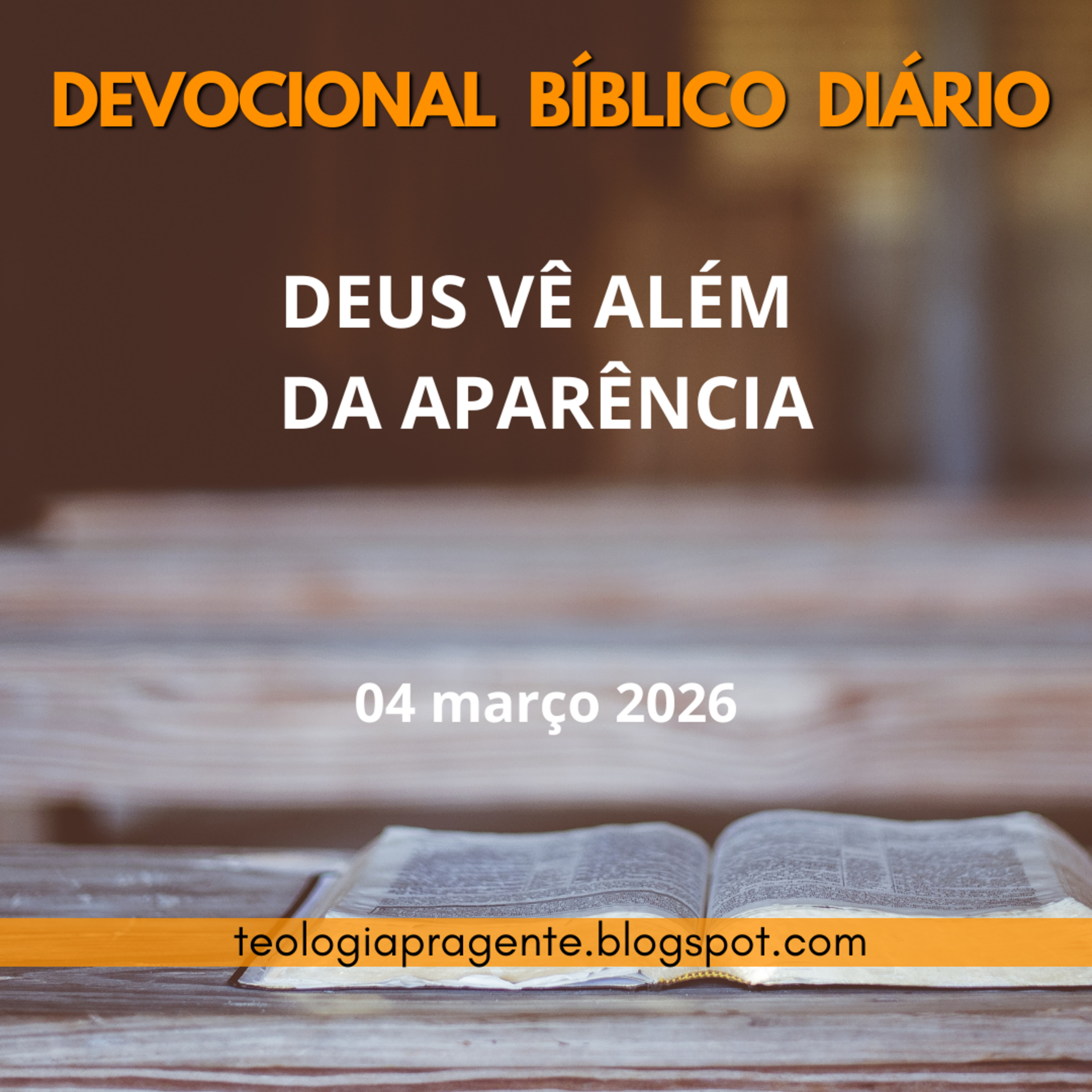 DEUS VÊ ALÉM DA APARÊNCIA episode artwork