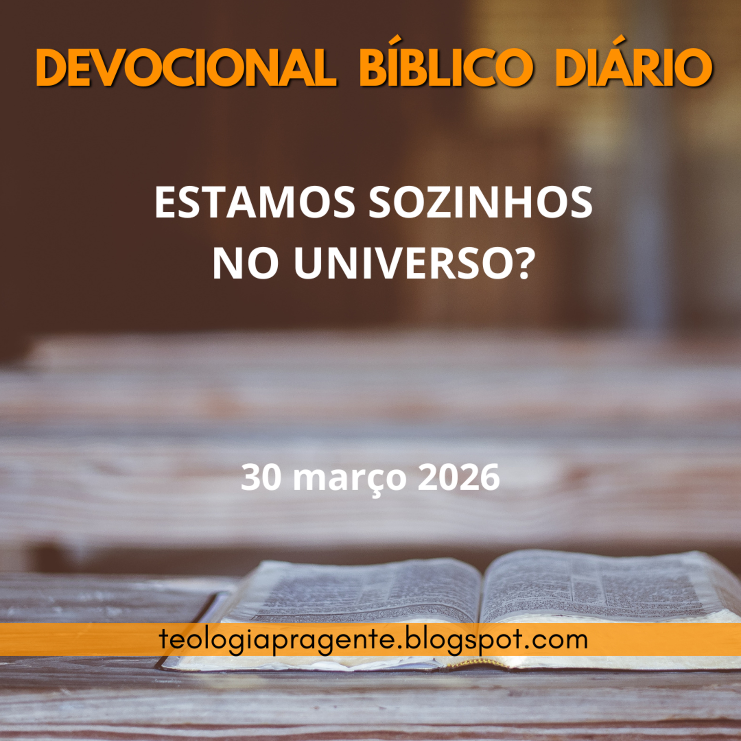 ESTAMOS SOZINHOS NO UNIVERSO?