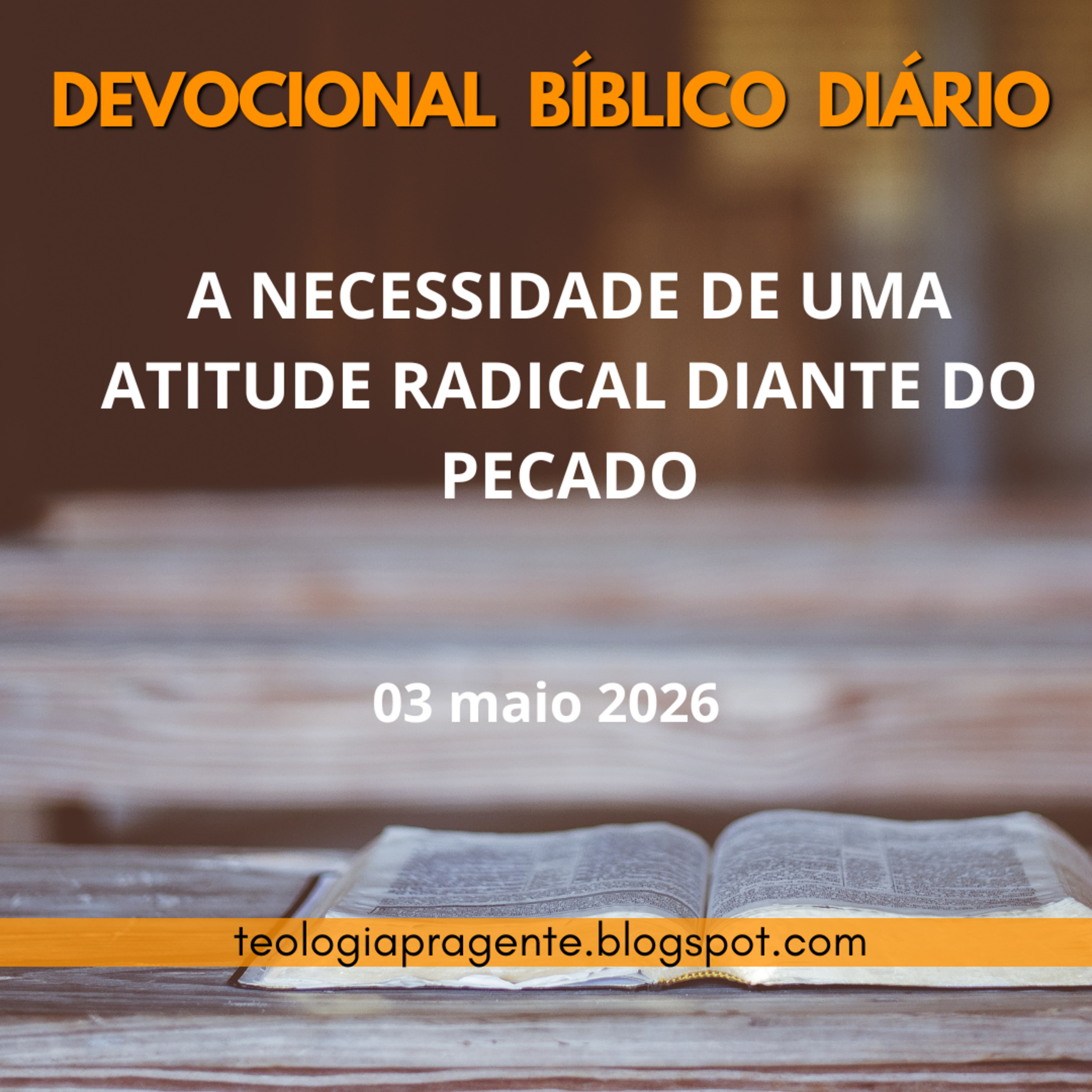 A NECESSIDADE DE UMA ATITUDE RADICAL DIANTE DO PECADO episode artwork